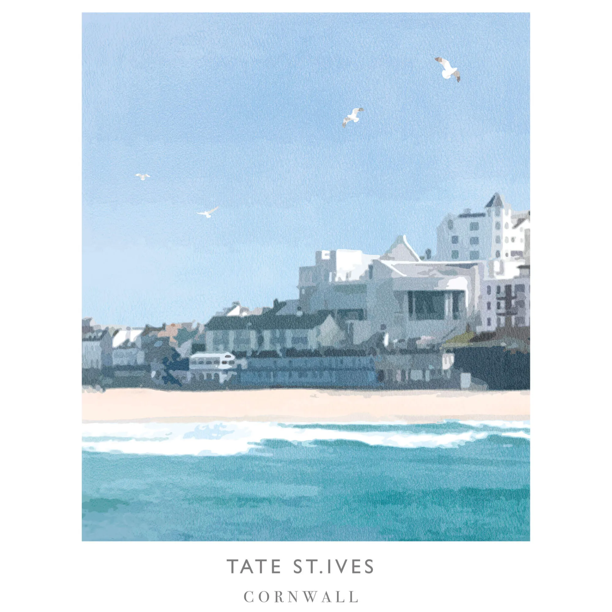 Unframed Prints*Whistlefish Tate St Ives Art Print