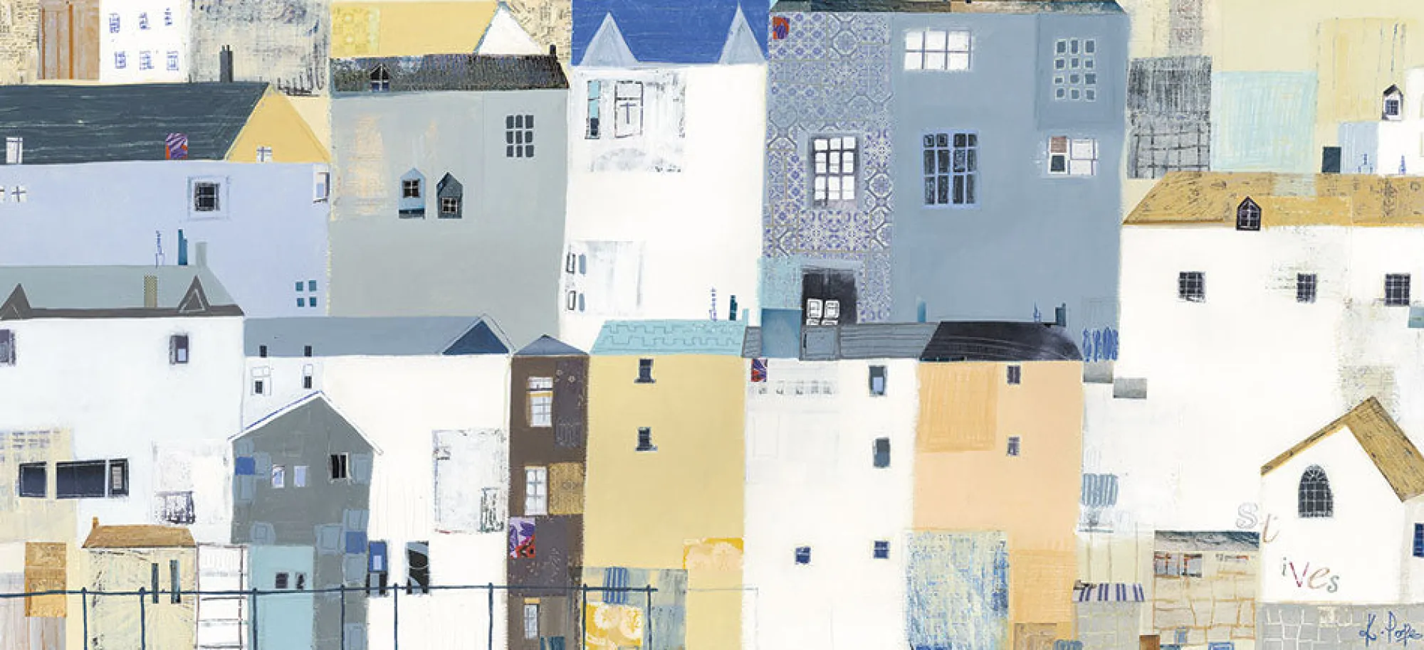 Unframed Prints*Whistlefish Textures Of St Ives Art Print