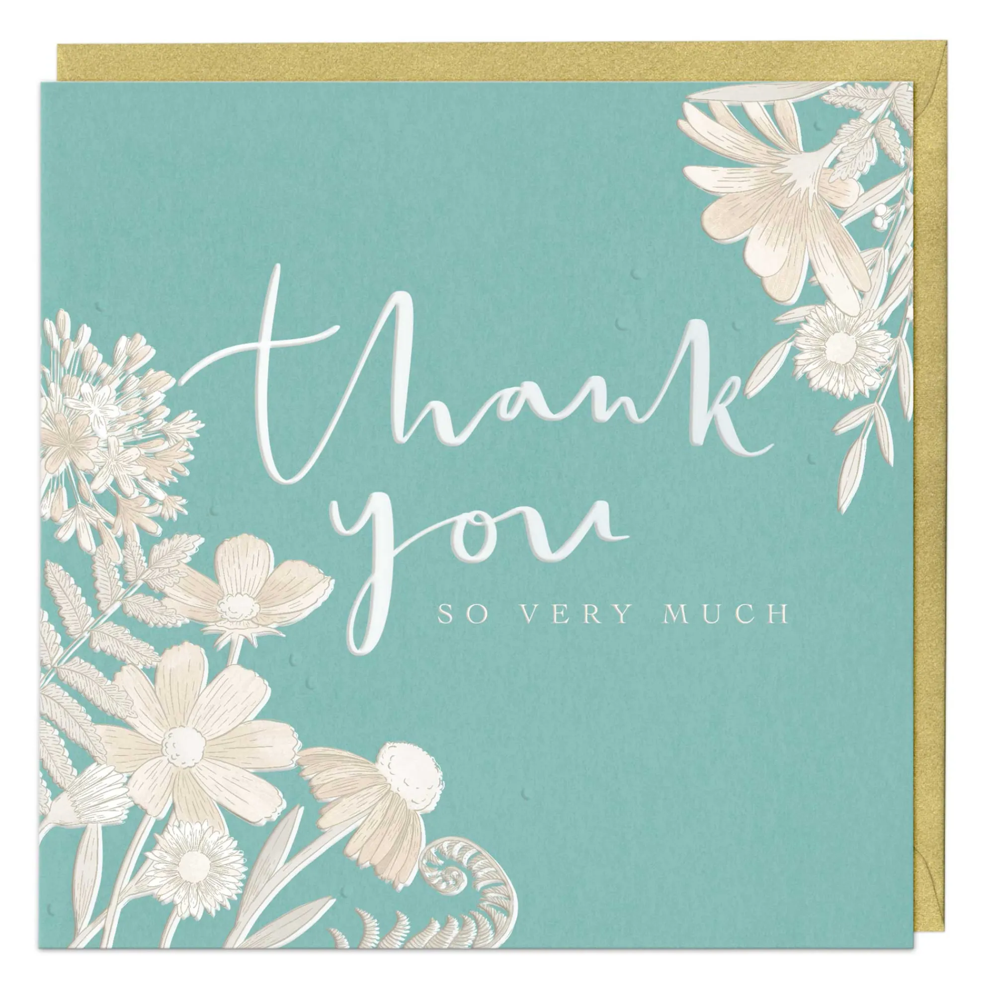 Thank You|For Him*Whistlefish Thank You Floral Luxury Card