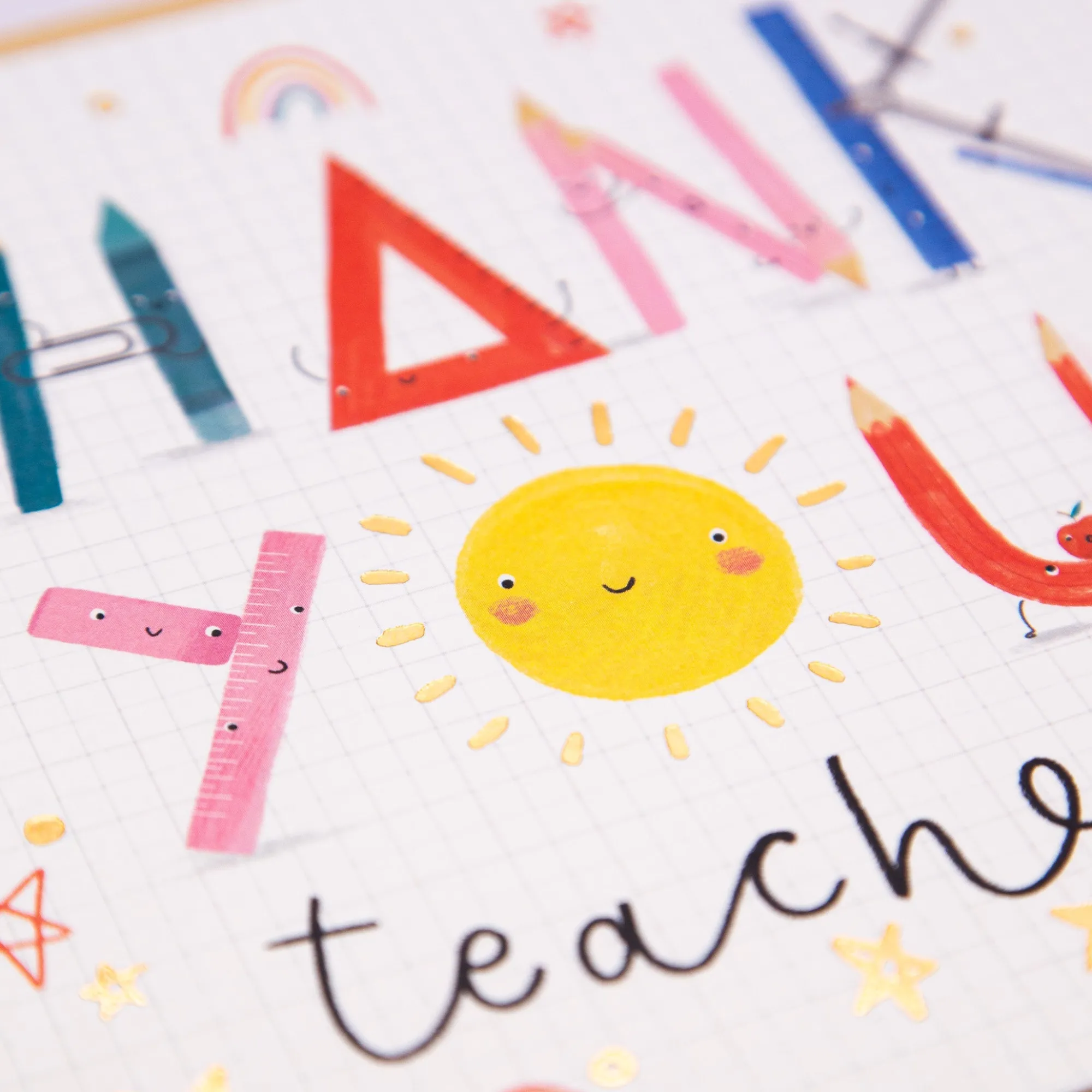 Thank You*Whistlefish Thank You, Teacher Card