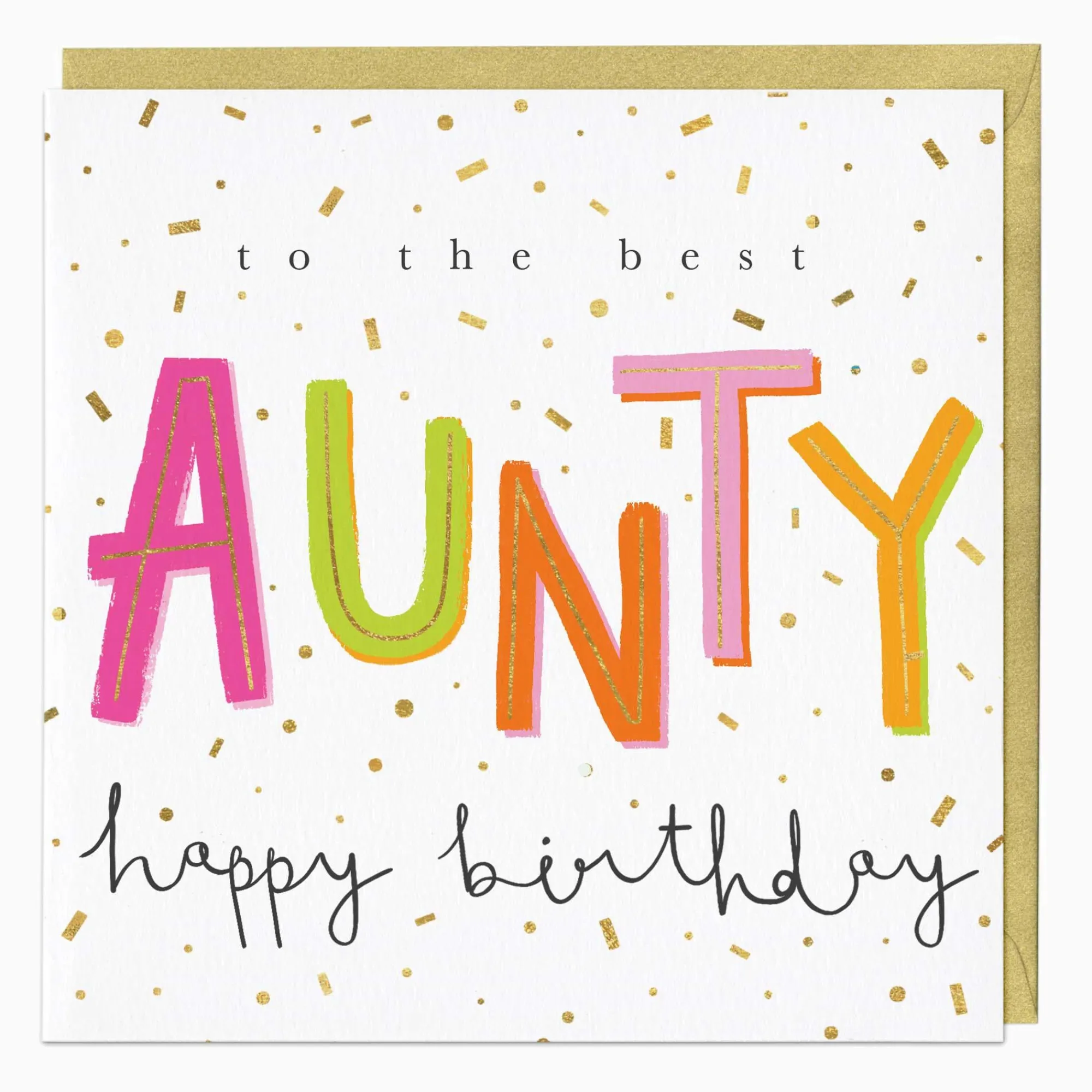 Birthday|For Relatives*Whistlefish The Best Aunty Birthday Card