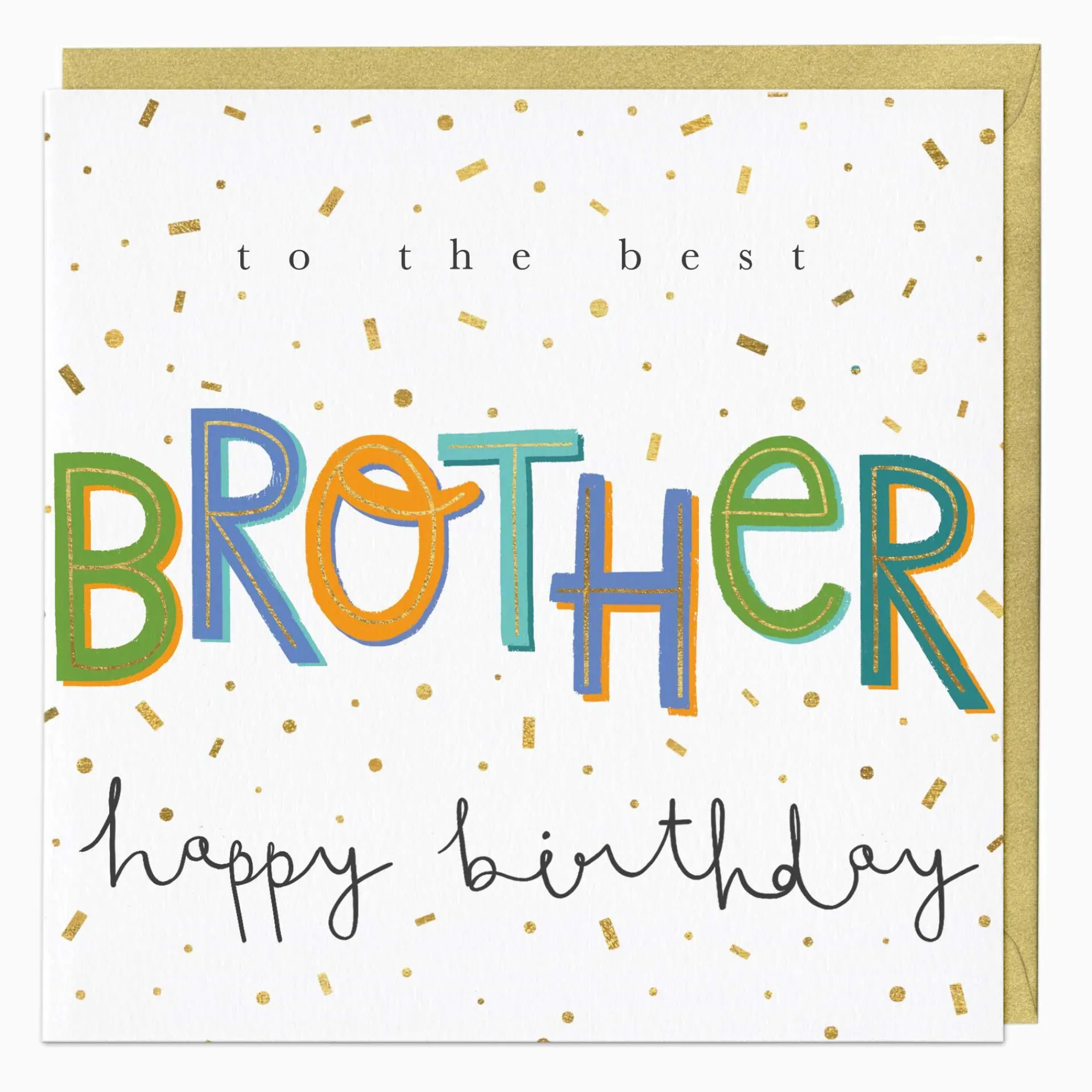 Birthday|For Relatives*Whistlefish The Best Brother Birthday Card