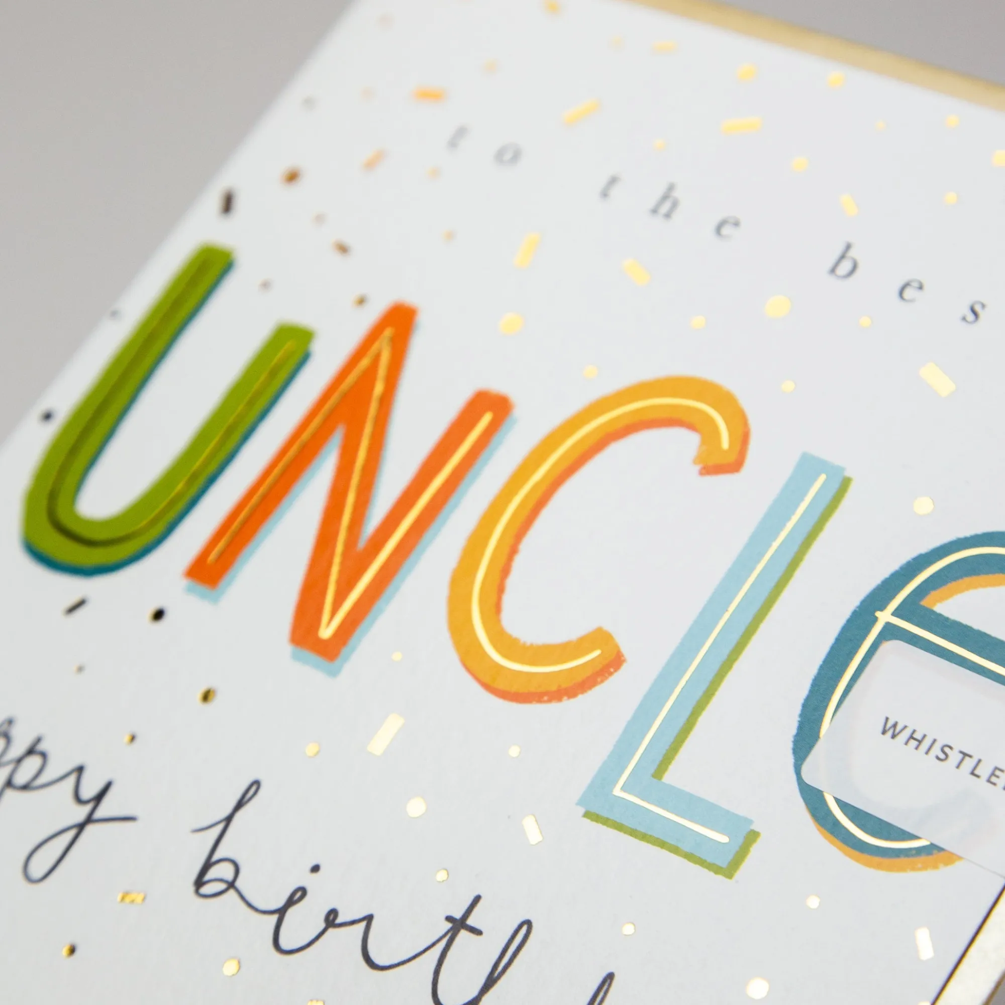 Birthday|For Relatives*Whistlefish The Best Uncle Birthday Card