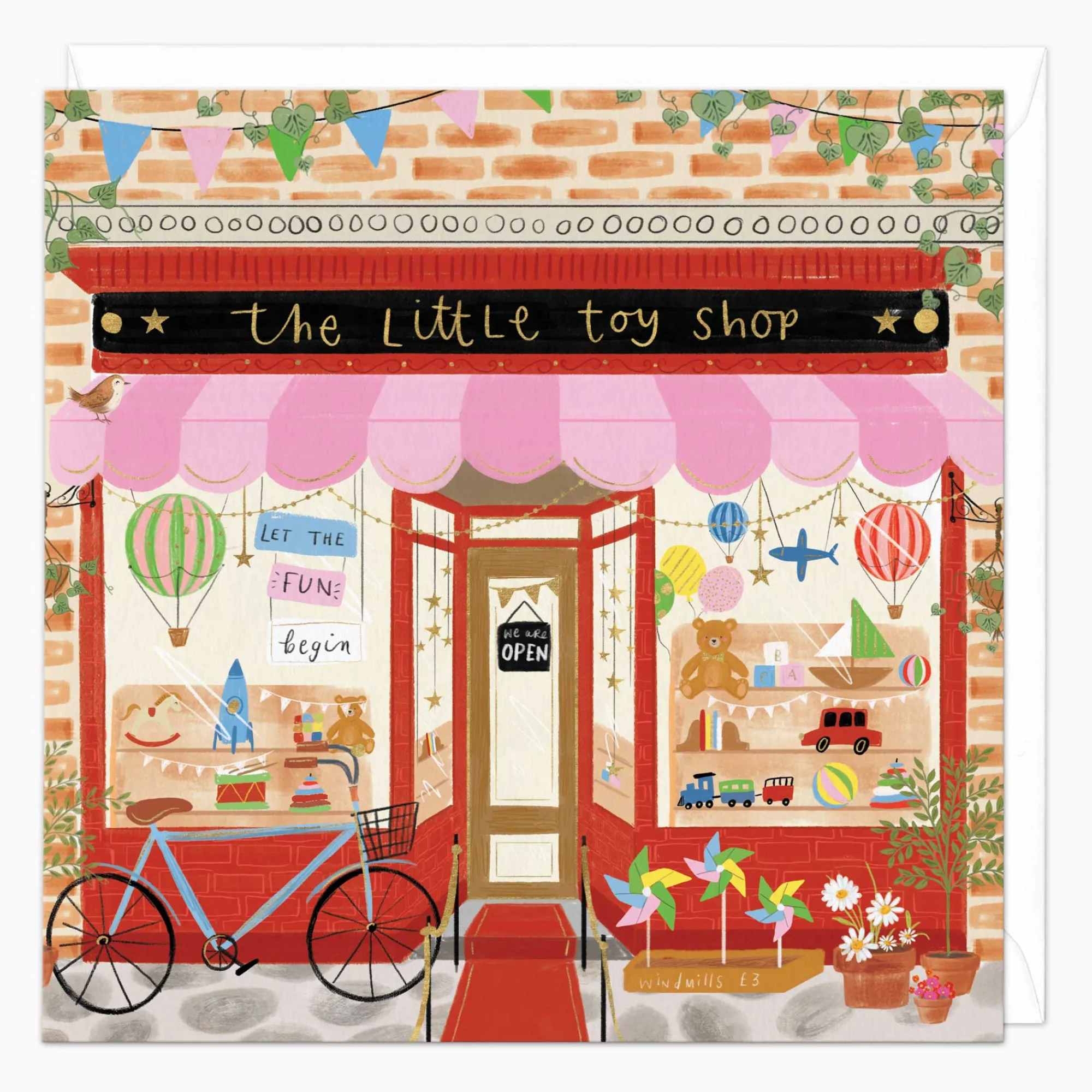 Mother's Day*Whistlefish The Little Toy Shop Art Card