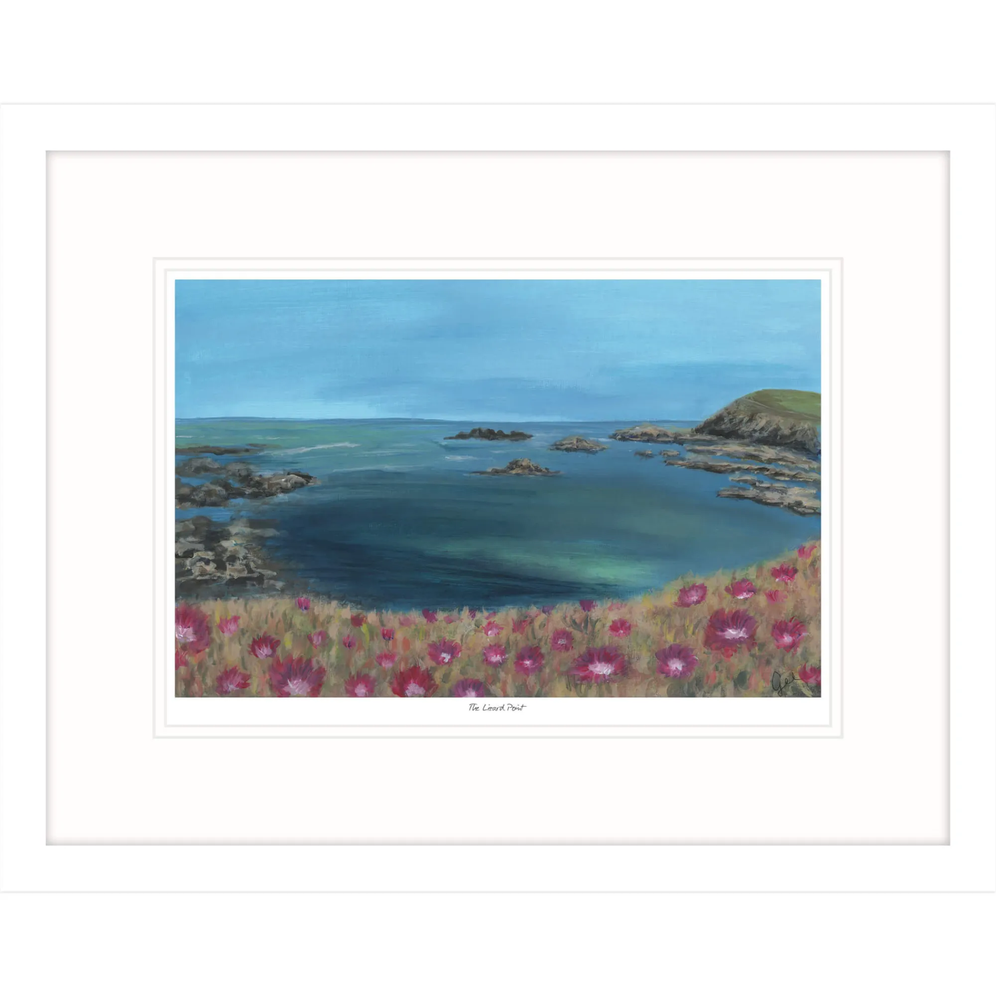 Cornwall|Coastal Scenes*Whistlefish The Lizard Point Framed Print