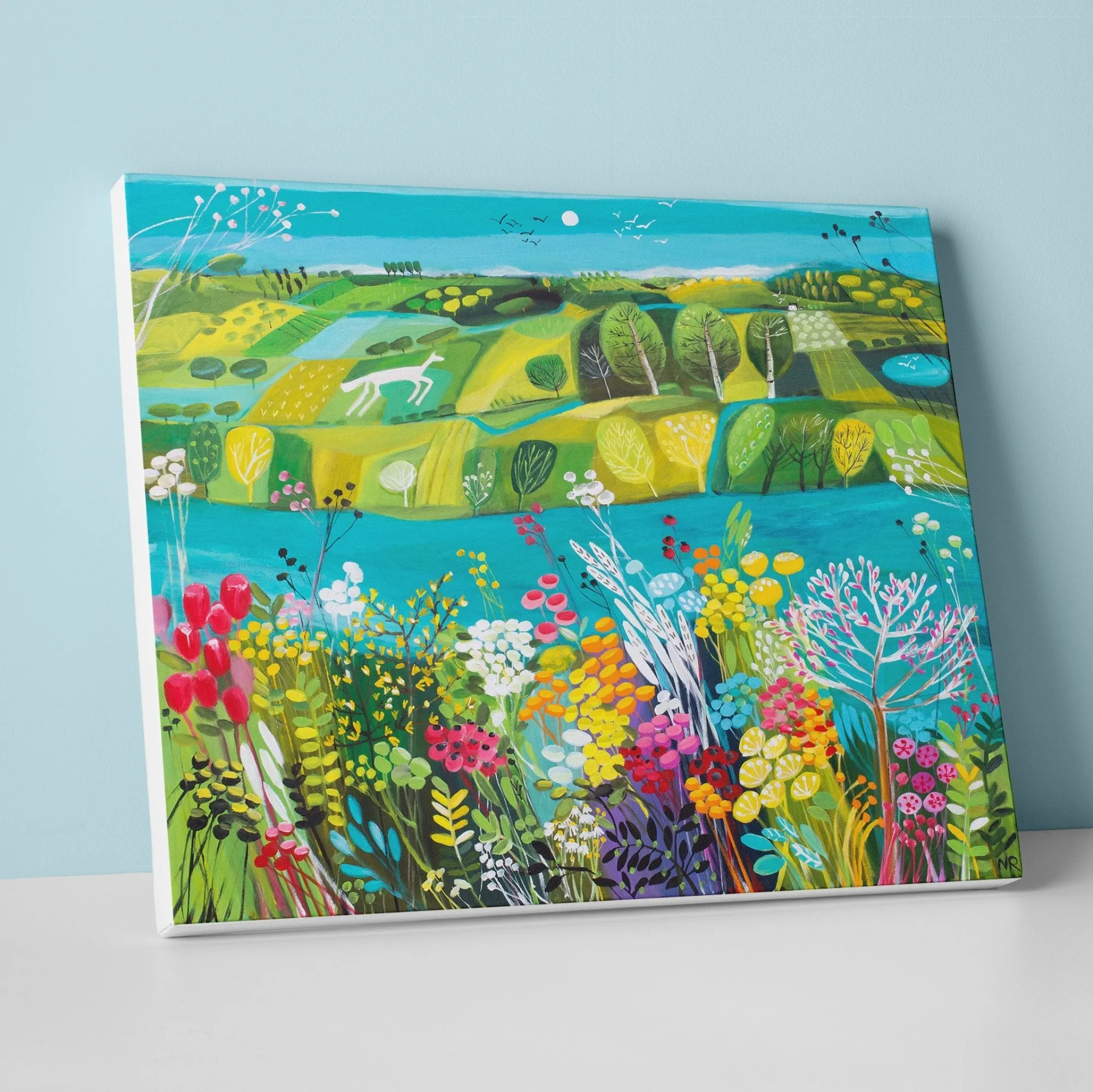 Floral & Flowers|Canvas*Whistlefish The Riverbank Canvas