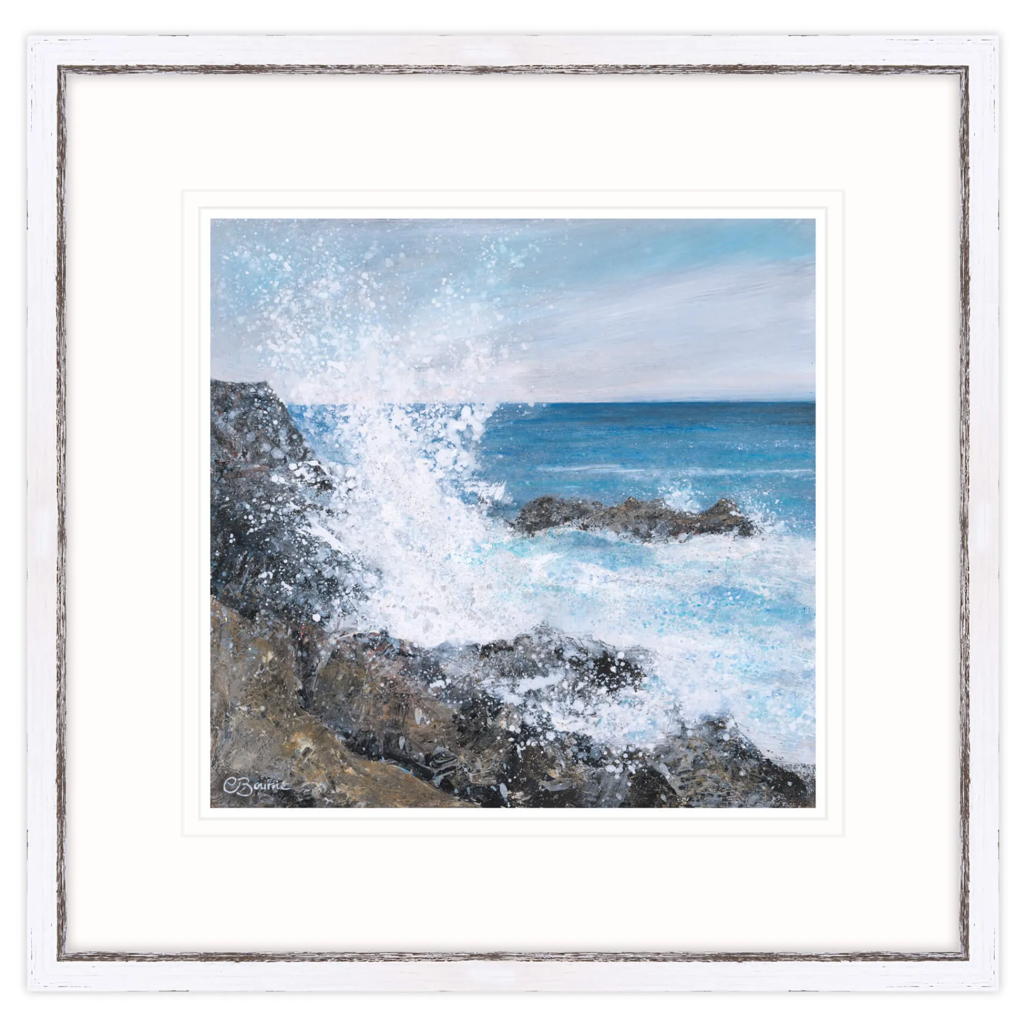 Coastal Scenes|Framed Prints*Whistlefish The Splash Framed Print