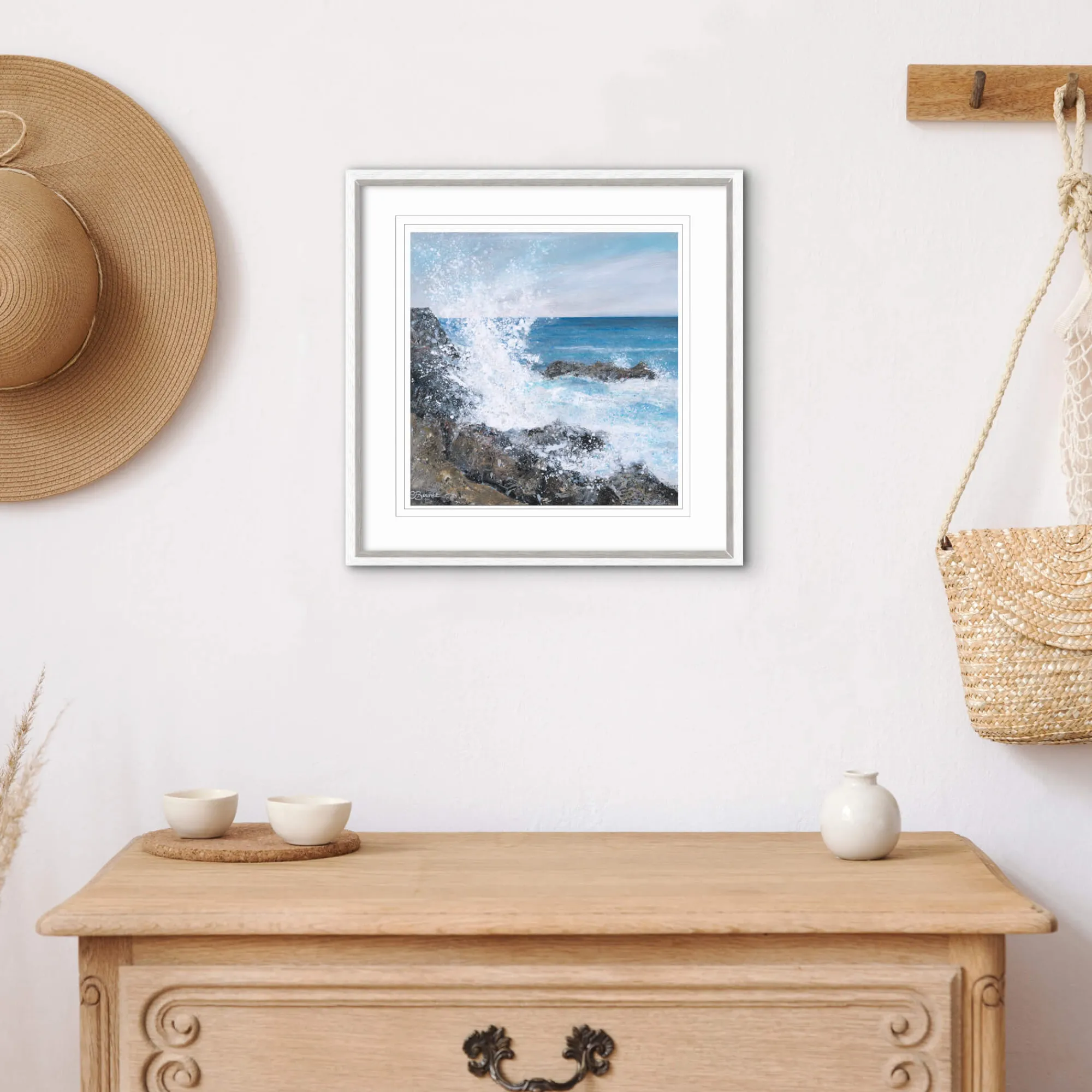 Coastal Scenes|Framed Prints*Whistlefish The Splash Framed Print