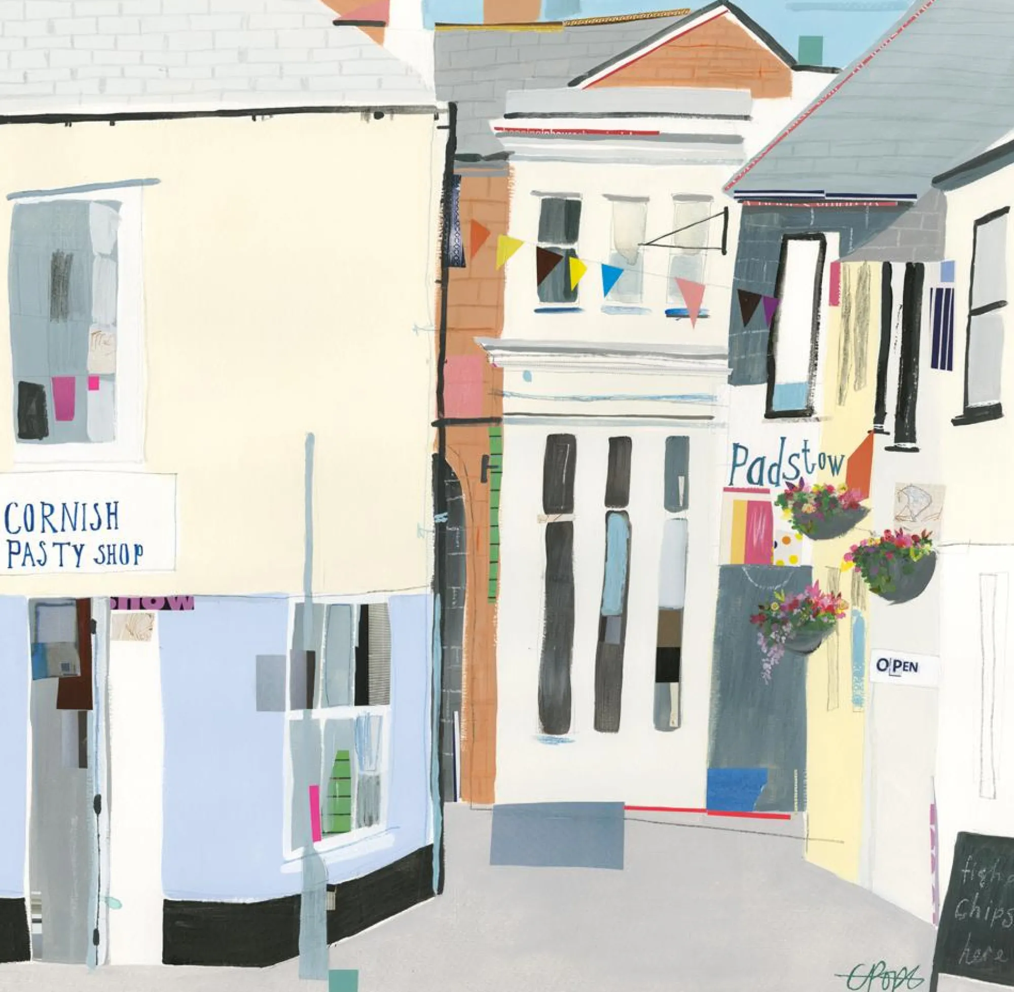 Unframed Prints*Whistlefish The Strand Padstow Art Print
