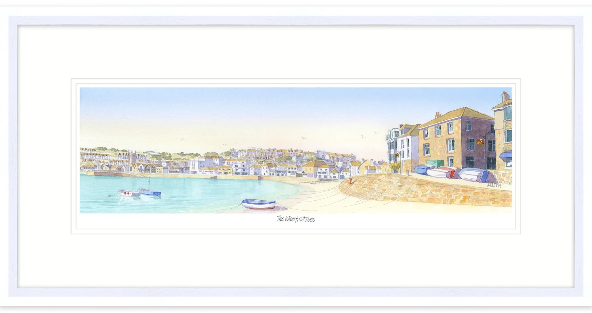 St Ives|Cornwall*Whistlefish The Wharf St Ives Framed Print