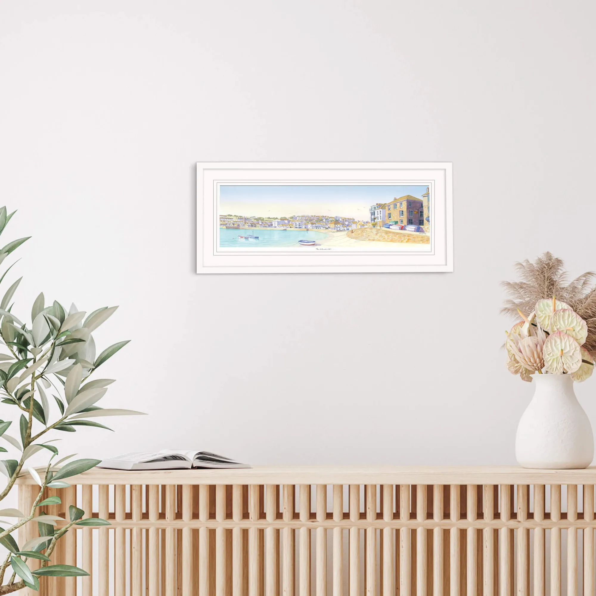 St Ives|Cornwall*Whistlefish The Wharf St Ives Framed Print