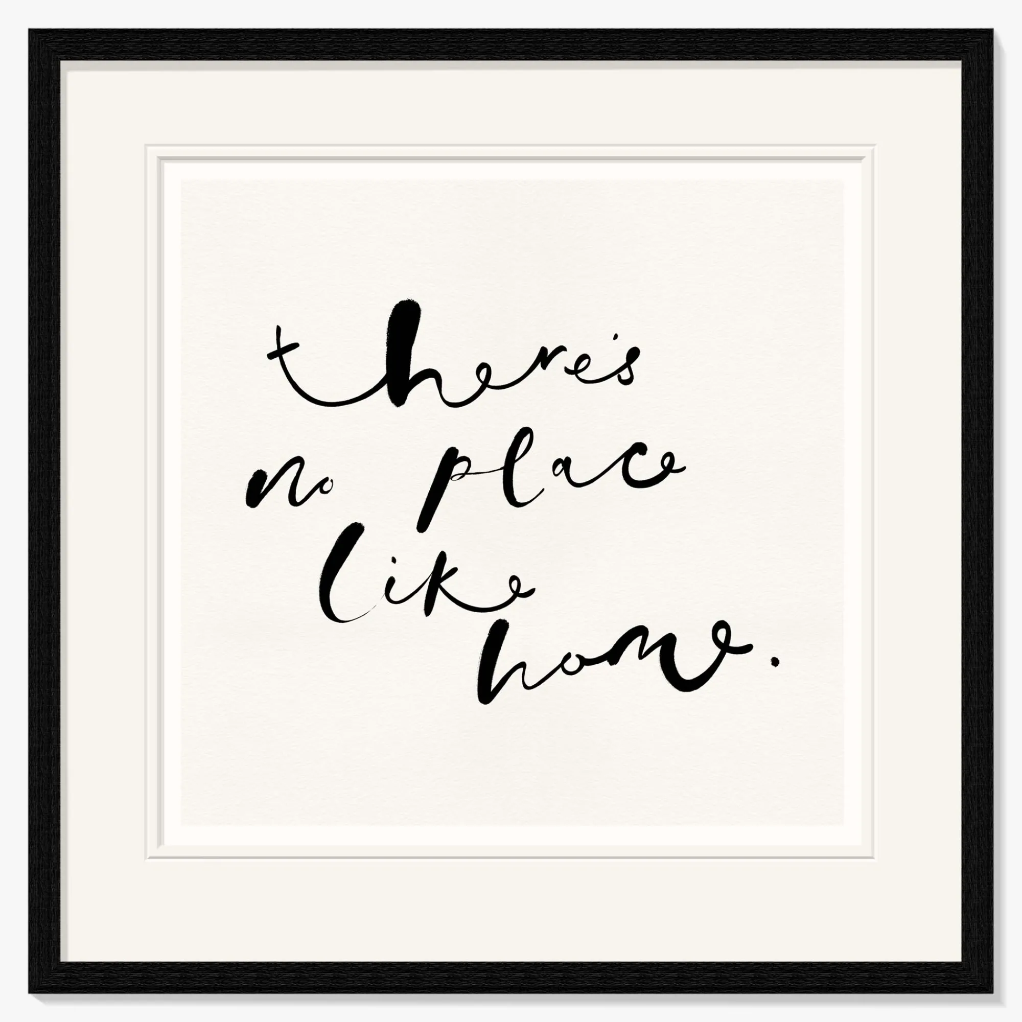 Inky Lines|Framed Prints*Whistlefish Theres No Place Like Home Framed Print