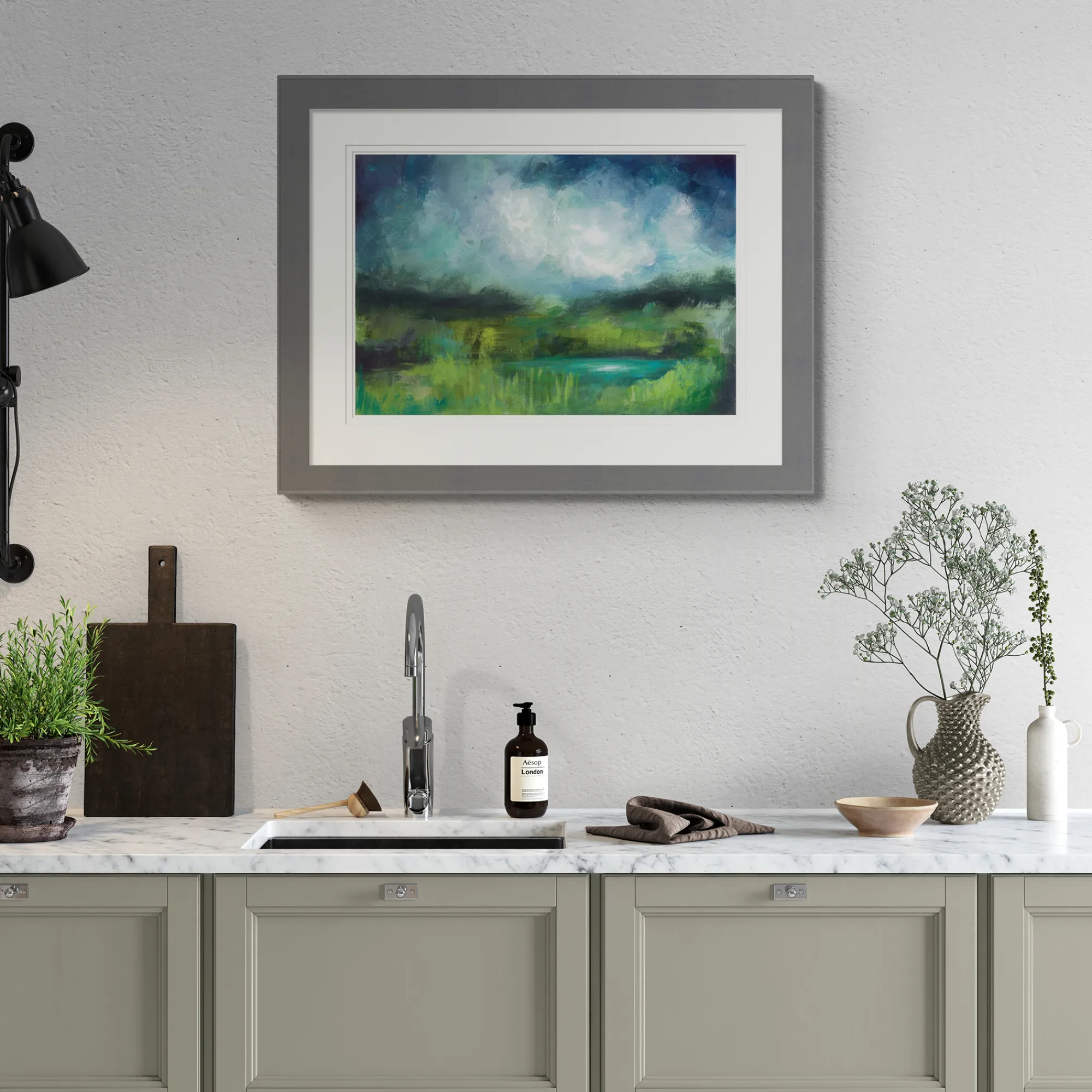 Framed Prints*Whistlefish This Green And Pleasant Land Framed Print