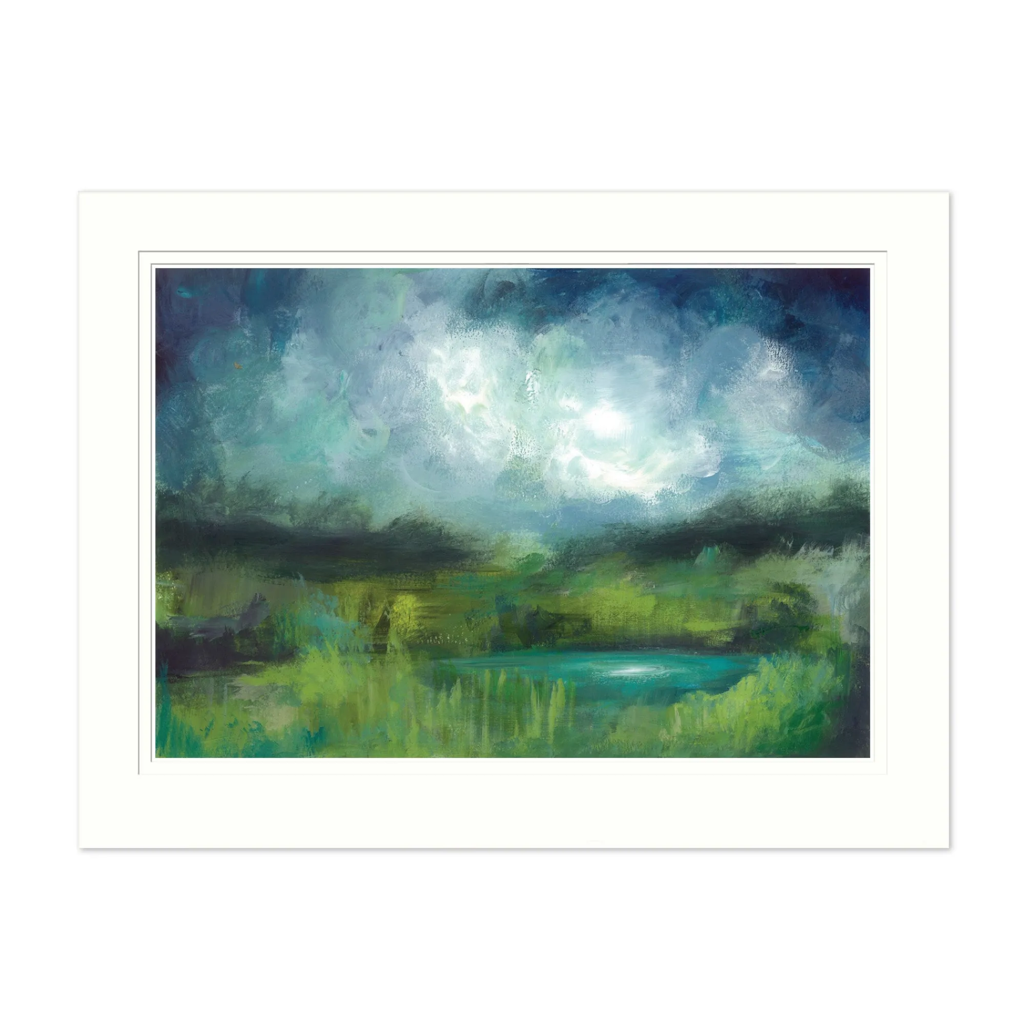 Mounted Prints*Whistlefish This Green And Pleasant Land Mounted Pr
