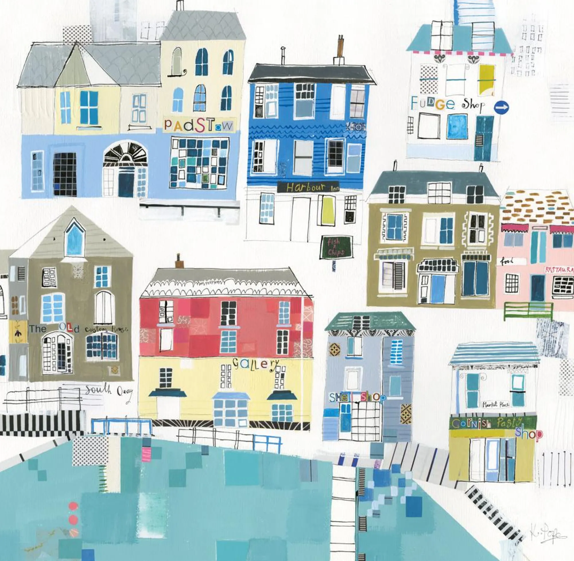 Unframed Prints*Whistlefish This Is Padstow Art Print