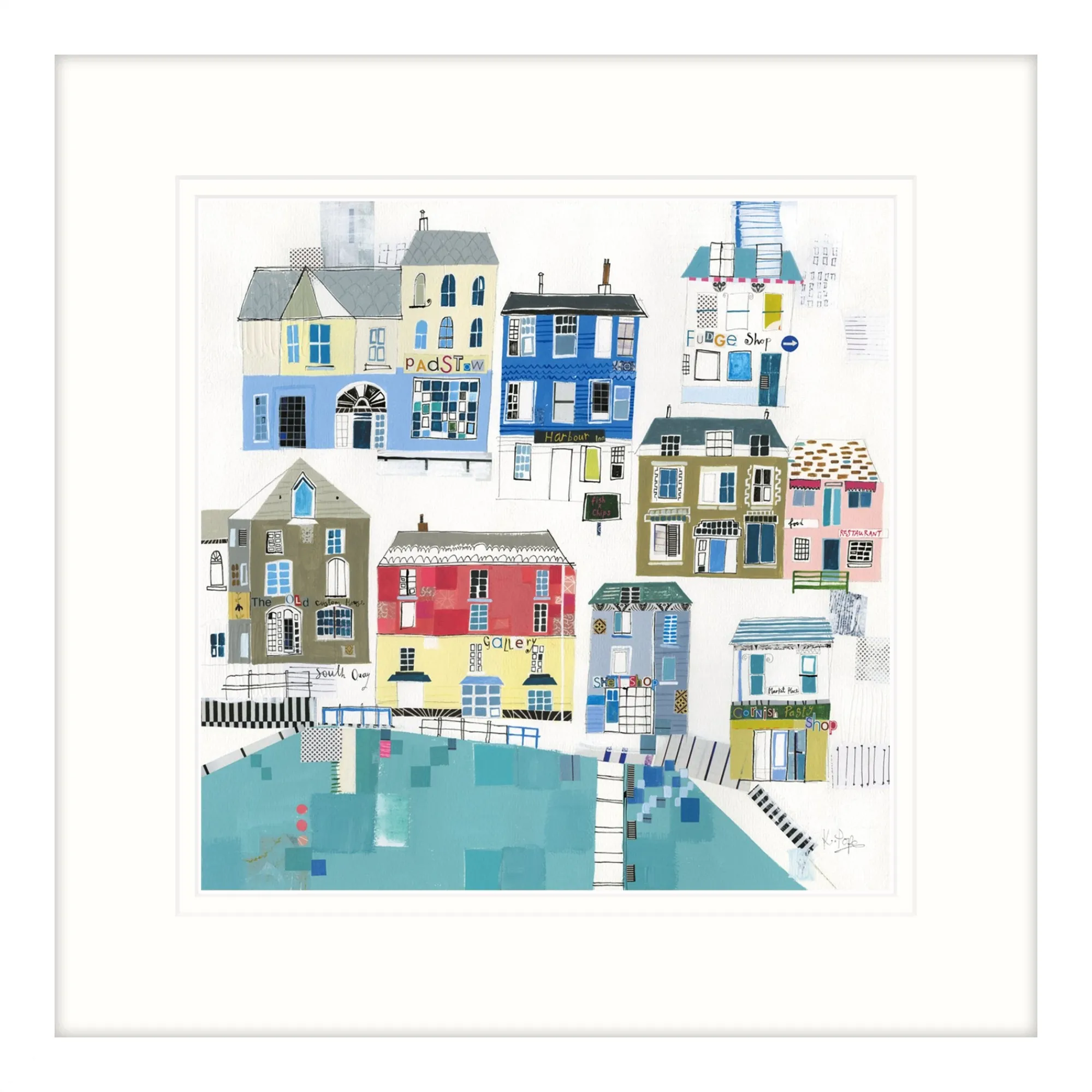 Padstow|Cornwall*Whistlefish This Is Padstow Framed Print