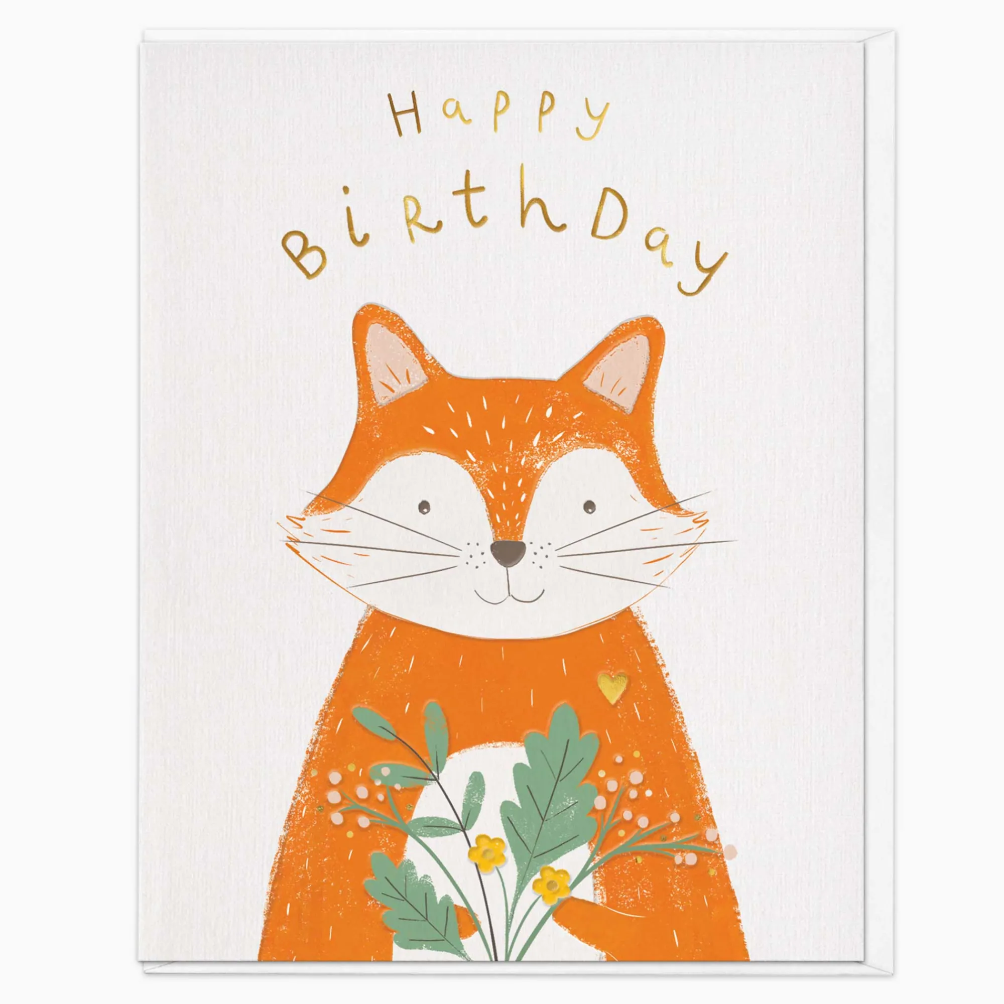 Birthday|For Children*Whistlefish Thoughtful Fox Birthday Card