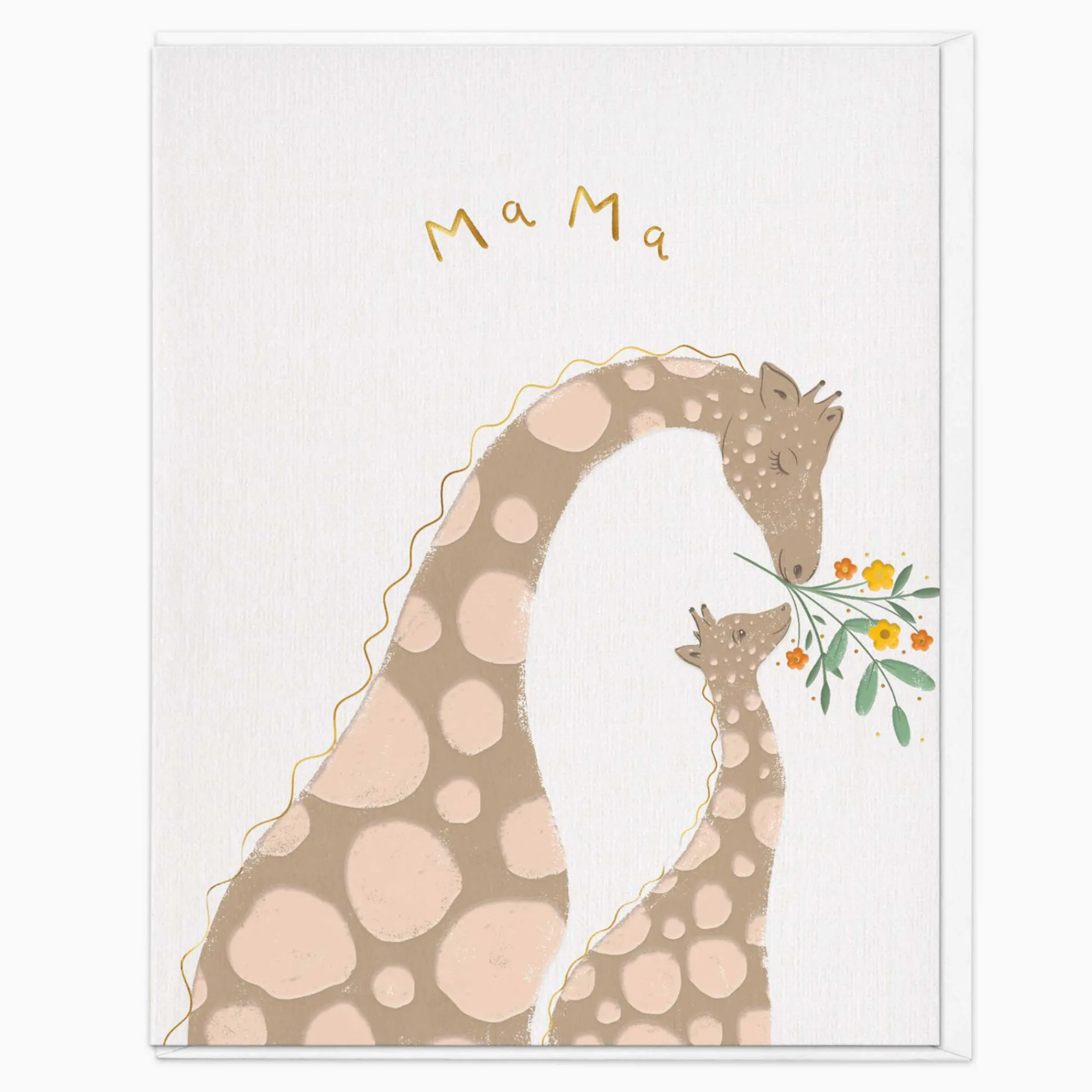 Thinking Of You|Mother's Day*Whistlefish Thoughtful Giraffe Mum Card