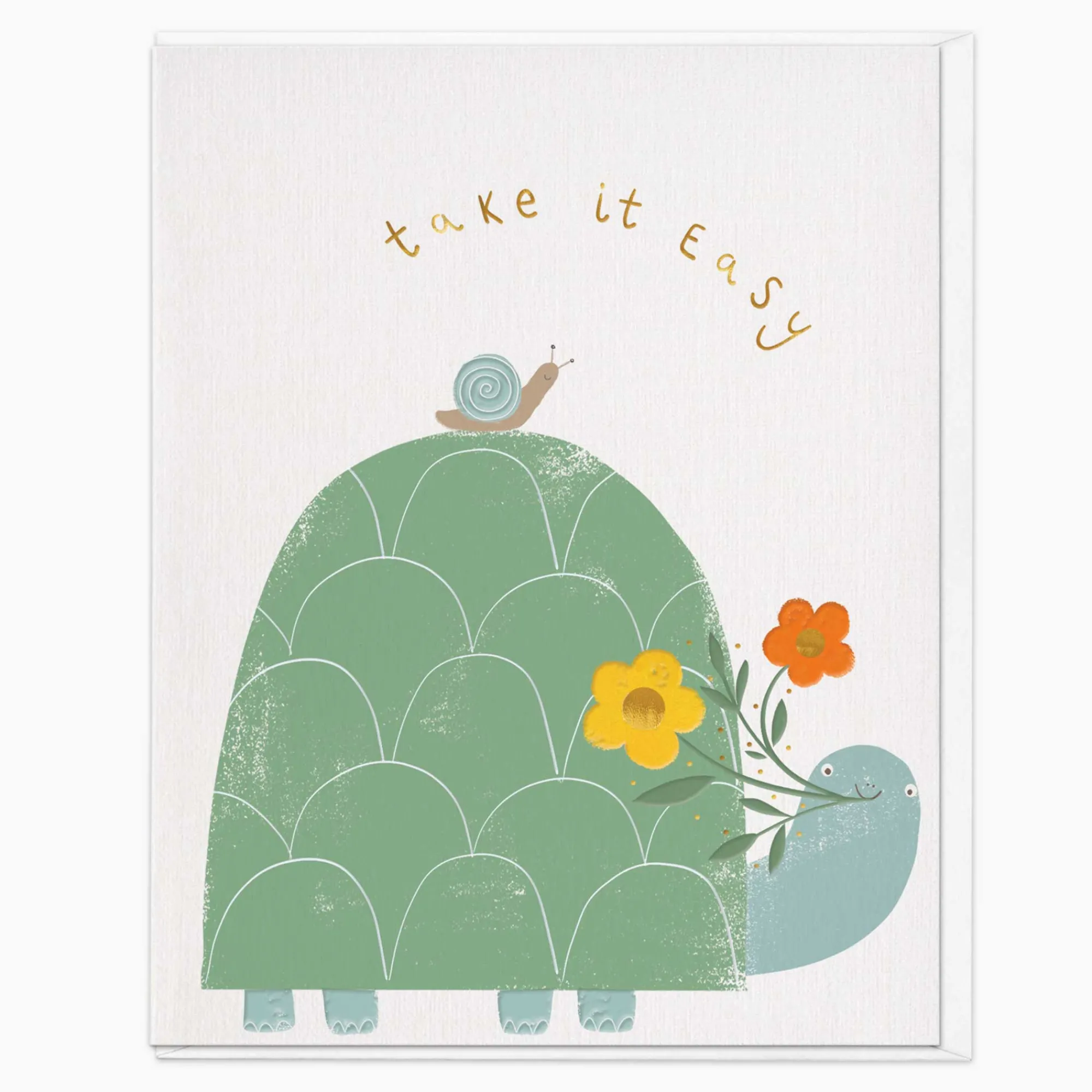 Thinking Of You*Whistlefish Thoughtful Turtle Take It Easy Card