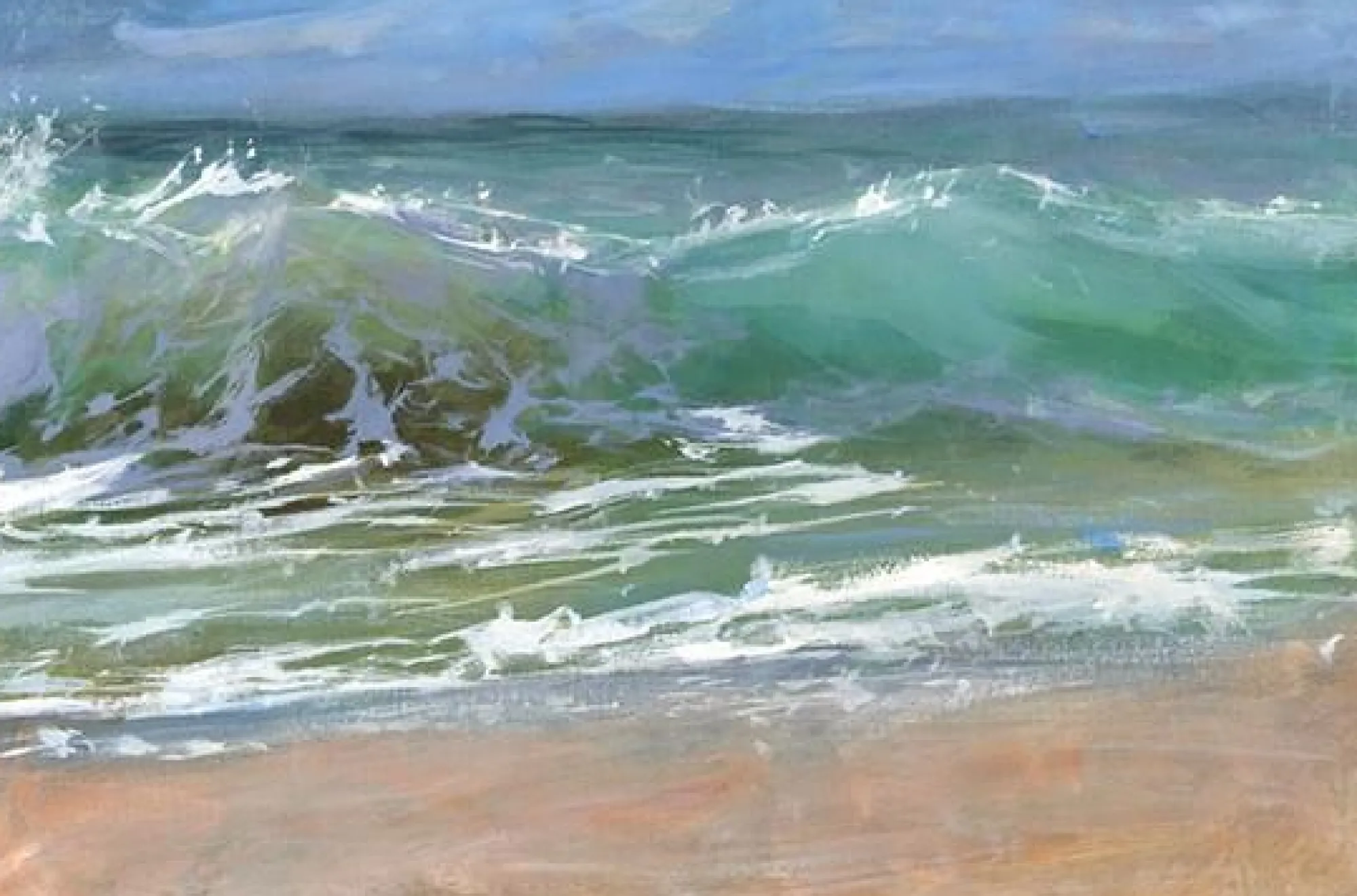 Unframed Prints*Whistlefish Through The Wave Art Print