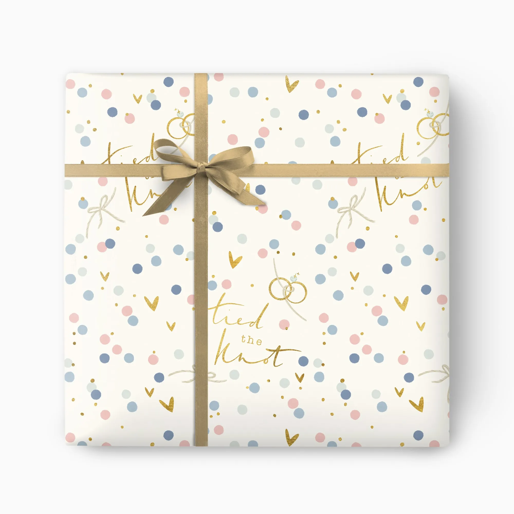 Gift Wrap|For Her*Whistlefish Tied The Knot Wrapping Paper