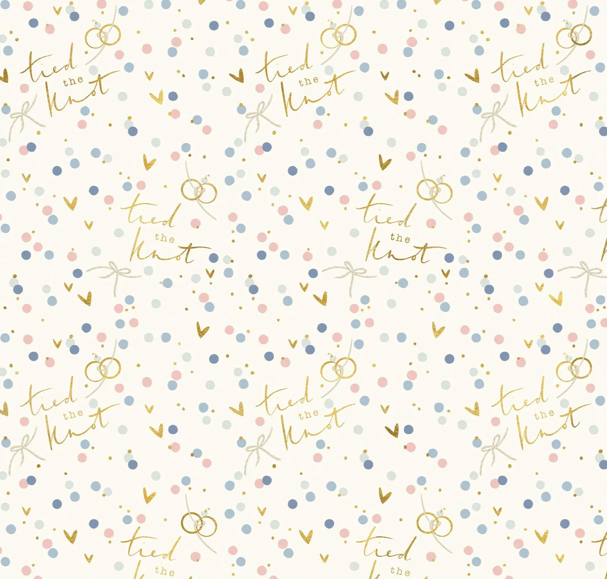 Gift Wrap|For Her*Whistlefish Tied The Knot Wrapping Paper