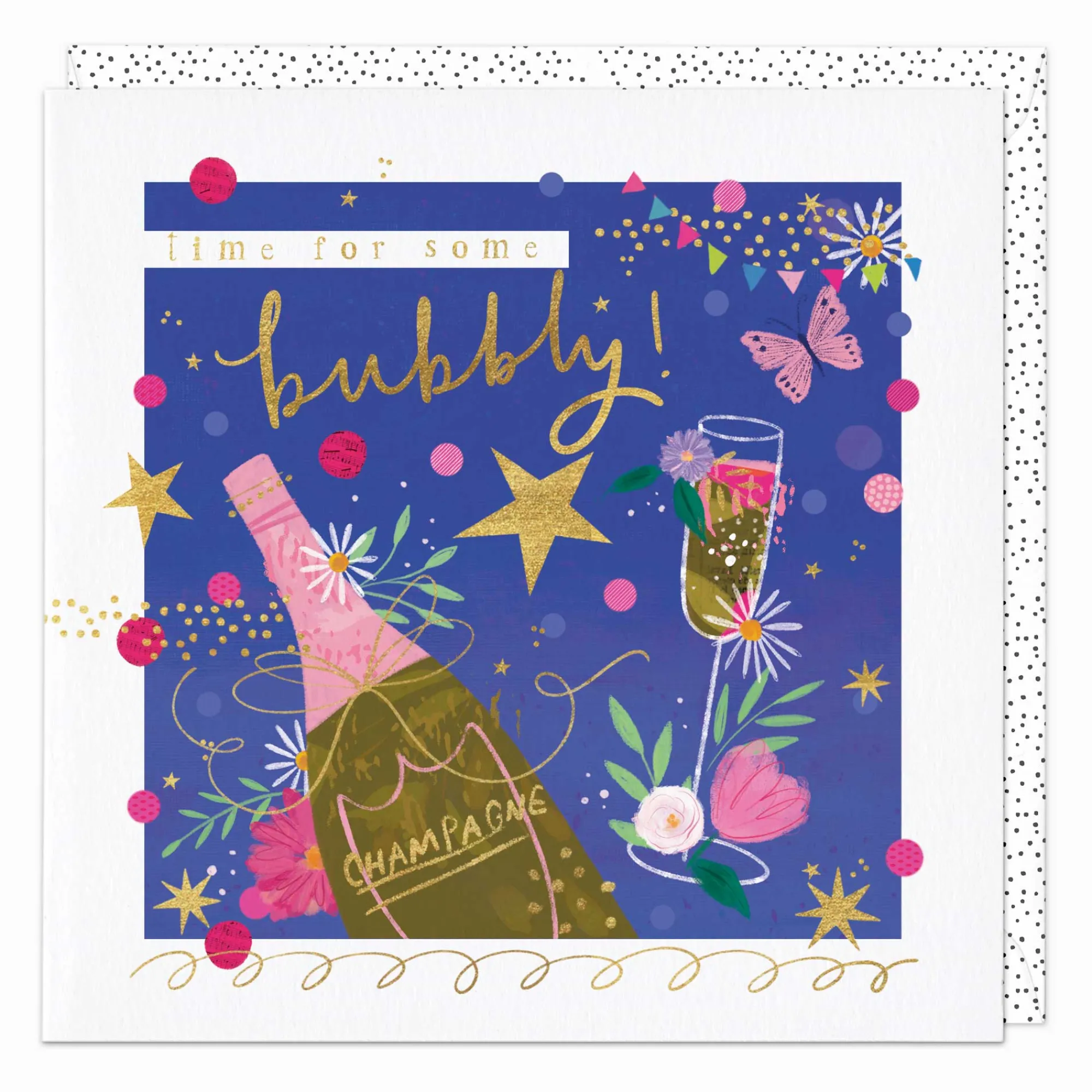 Congratulations|Celebration*Whistlefish Time For Some Bubbly Card