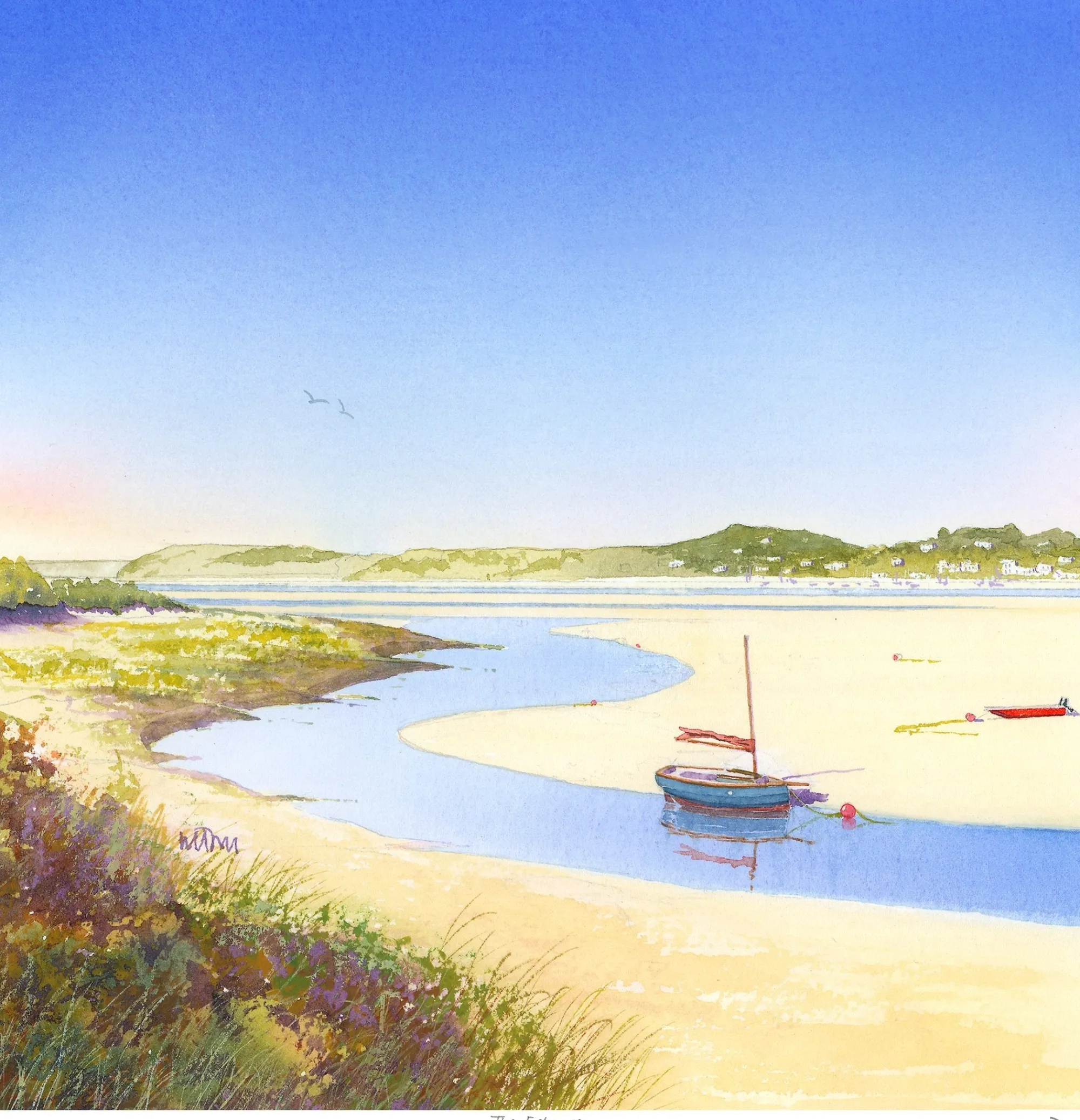 Unframed Prints*Whistlefish Towards The Estuary Art Print