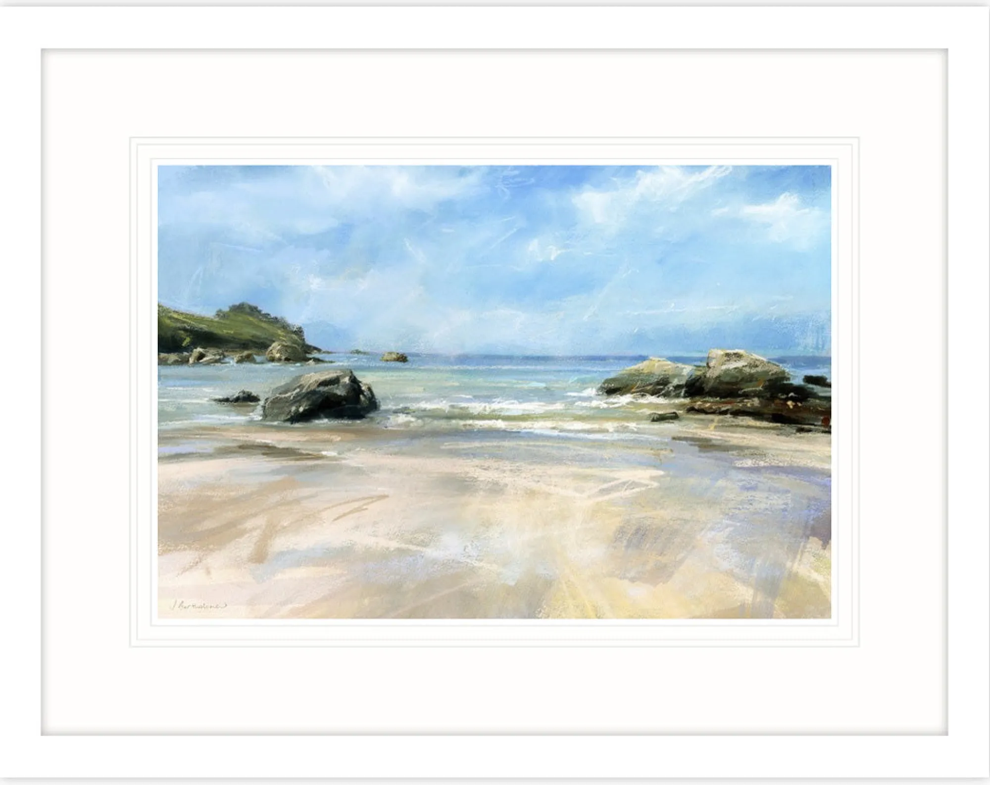 Framed Prints*Whistlefish Treen Cove Nr Zennor Framed Print