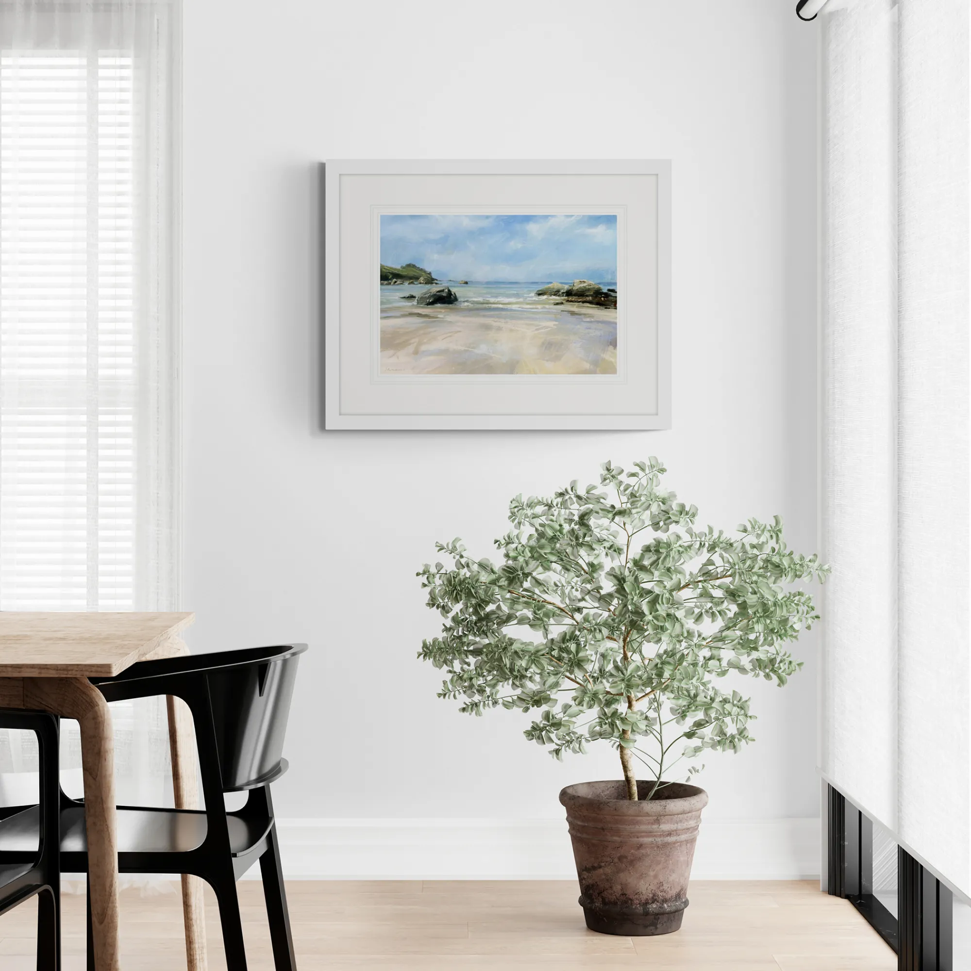 Framed Prints*Whistlefish Treen Cove Nr Zennor Framed Print