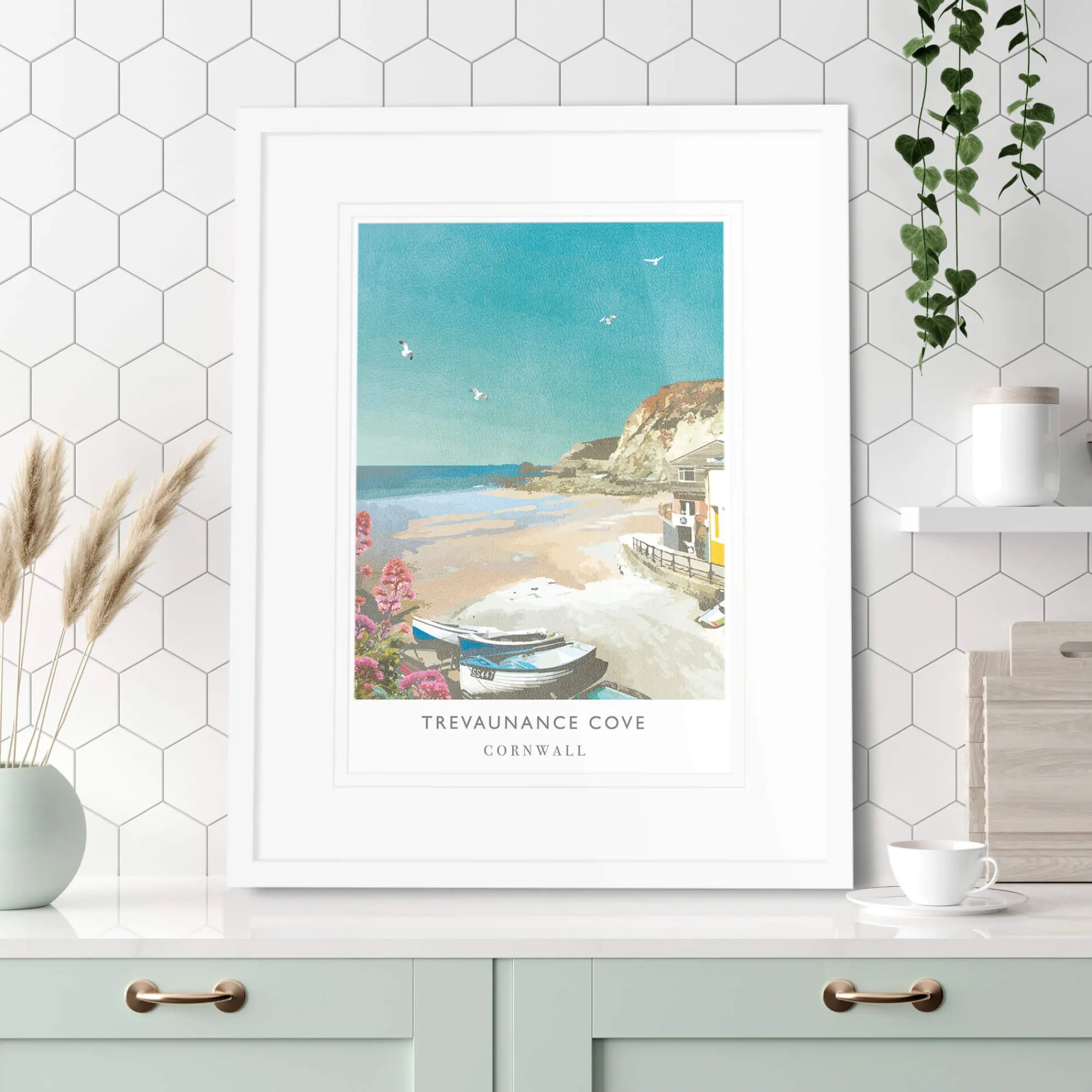 Unframed Prints*Whistlefish Trevaunance Cove Art Print