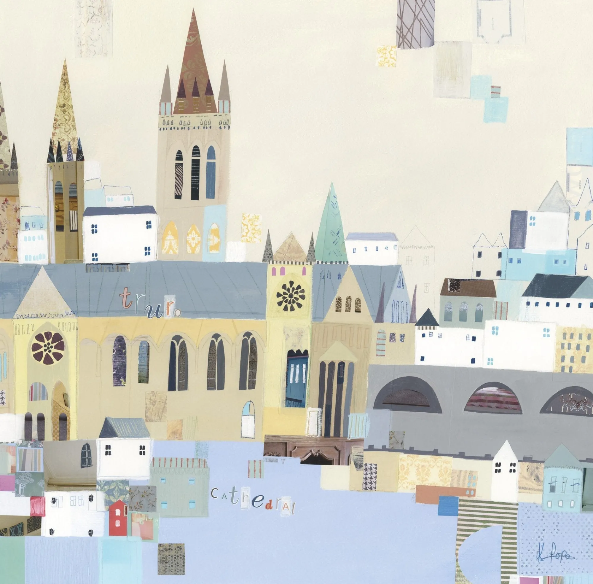 Unframed Prints*Whistlefish Truro Cathedral Art Print