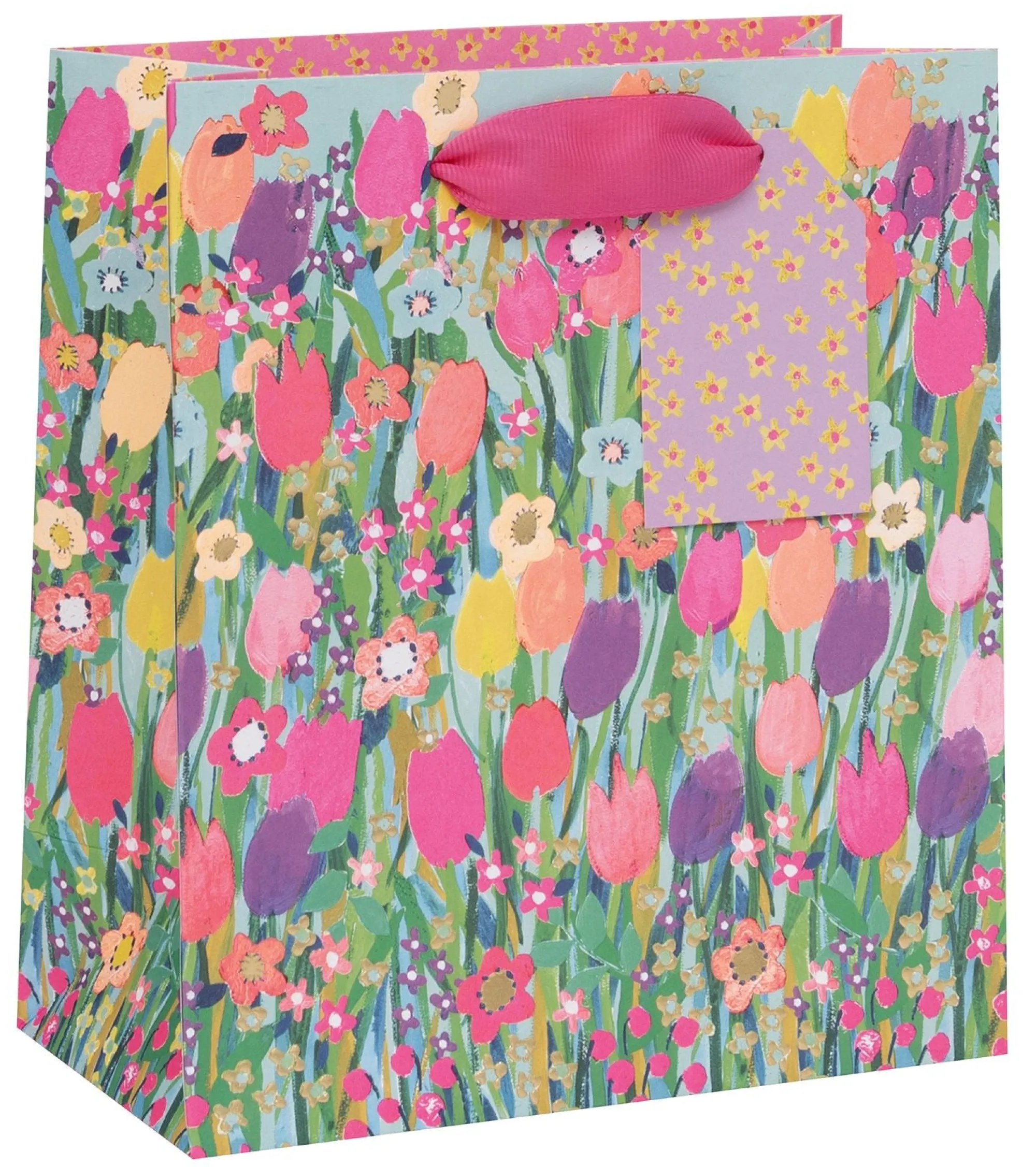 Gift Bags|Gift Bags*Whistlefish Tulip Meadow Medium Gift Bag
