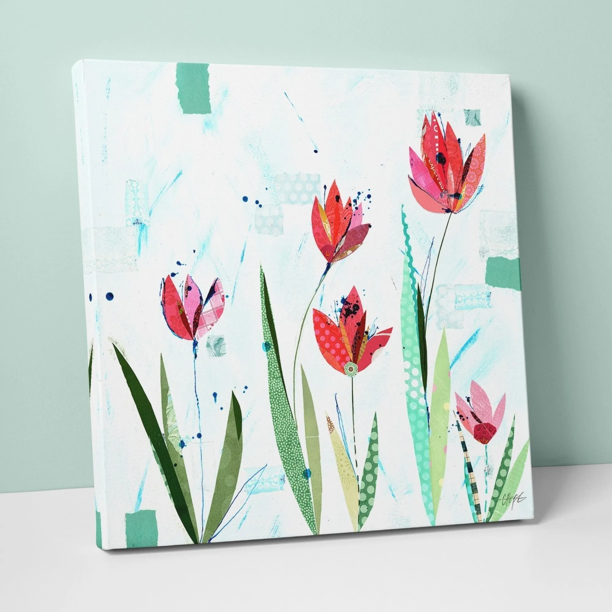 Floral & Flowers|Canvas*Whistlefish Tulips Canvas