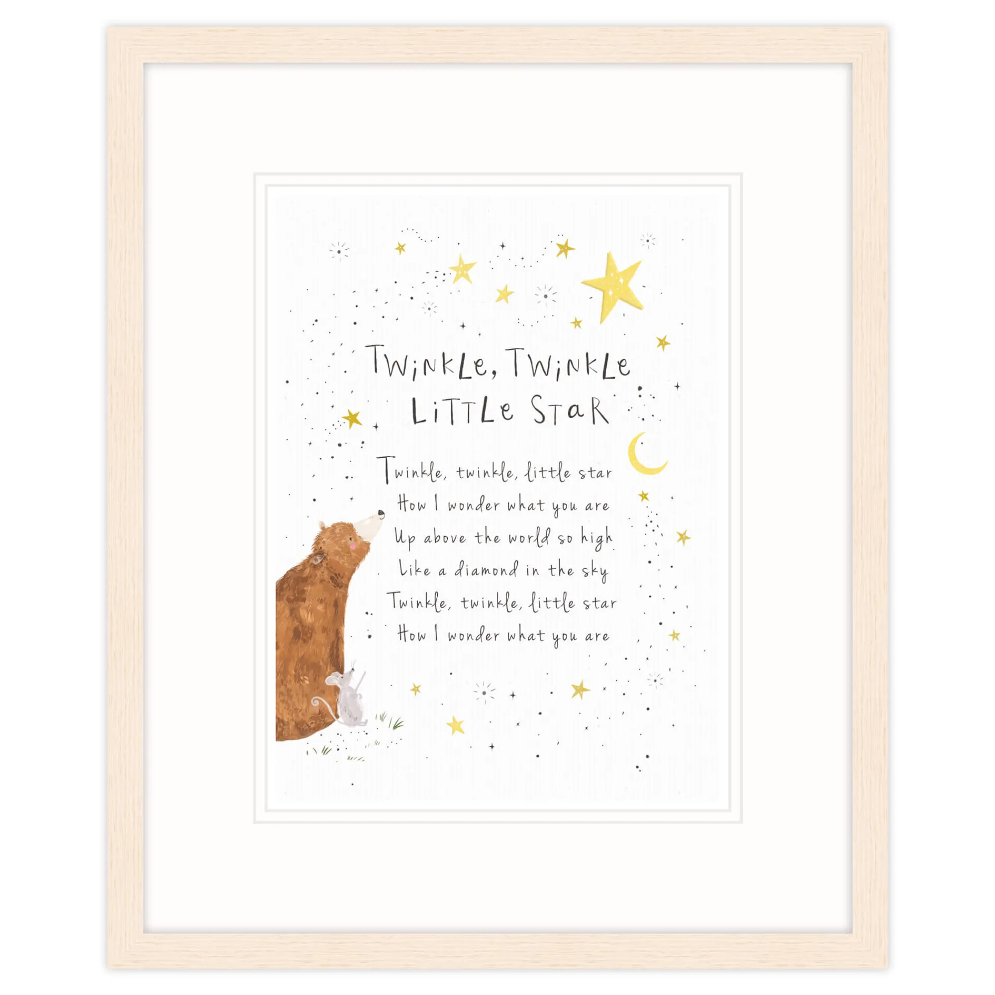 Framed Prints*Whistlefish Twinkle Twinkle Little Star Framed Print