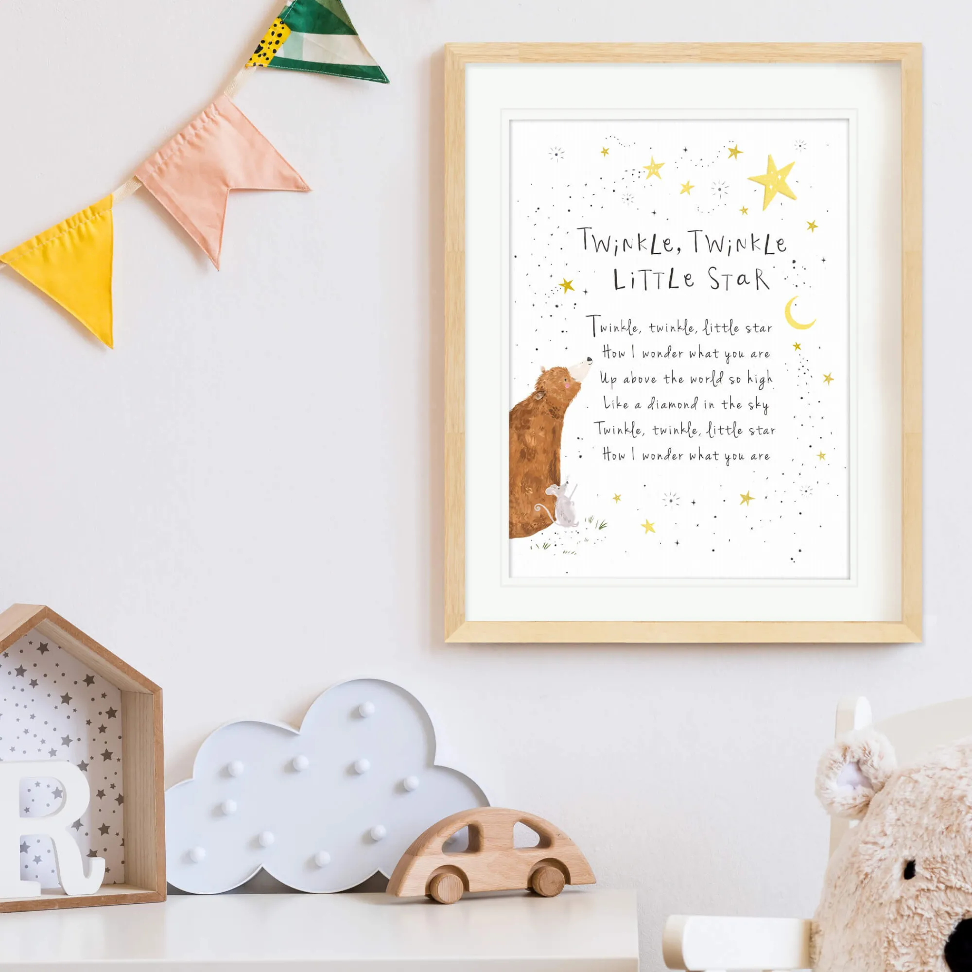 Framed Prints*Whistlefish Twinkle Twinkle Little Star Framed Print