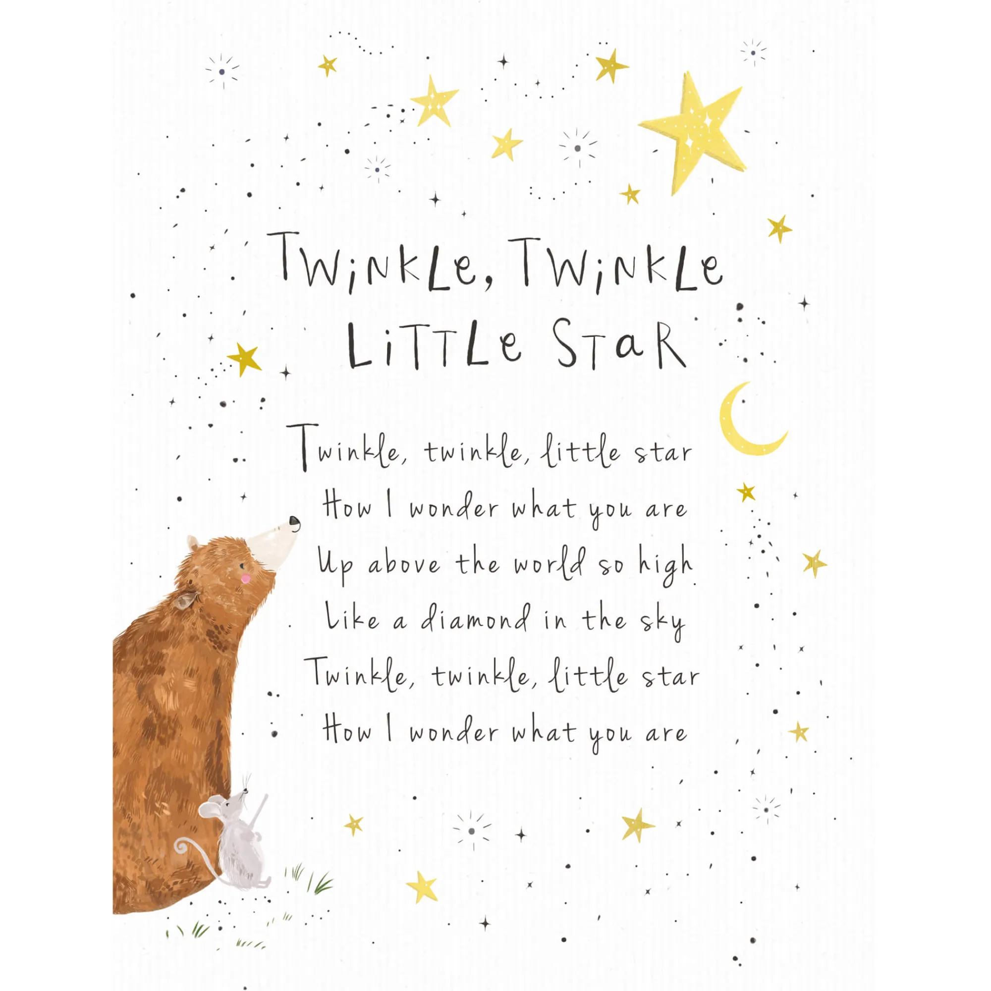 Unframed Prints*Whistlefish Twinkle Twinkle Little Star Art Print