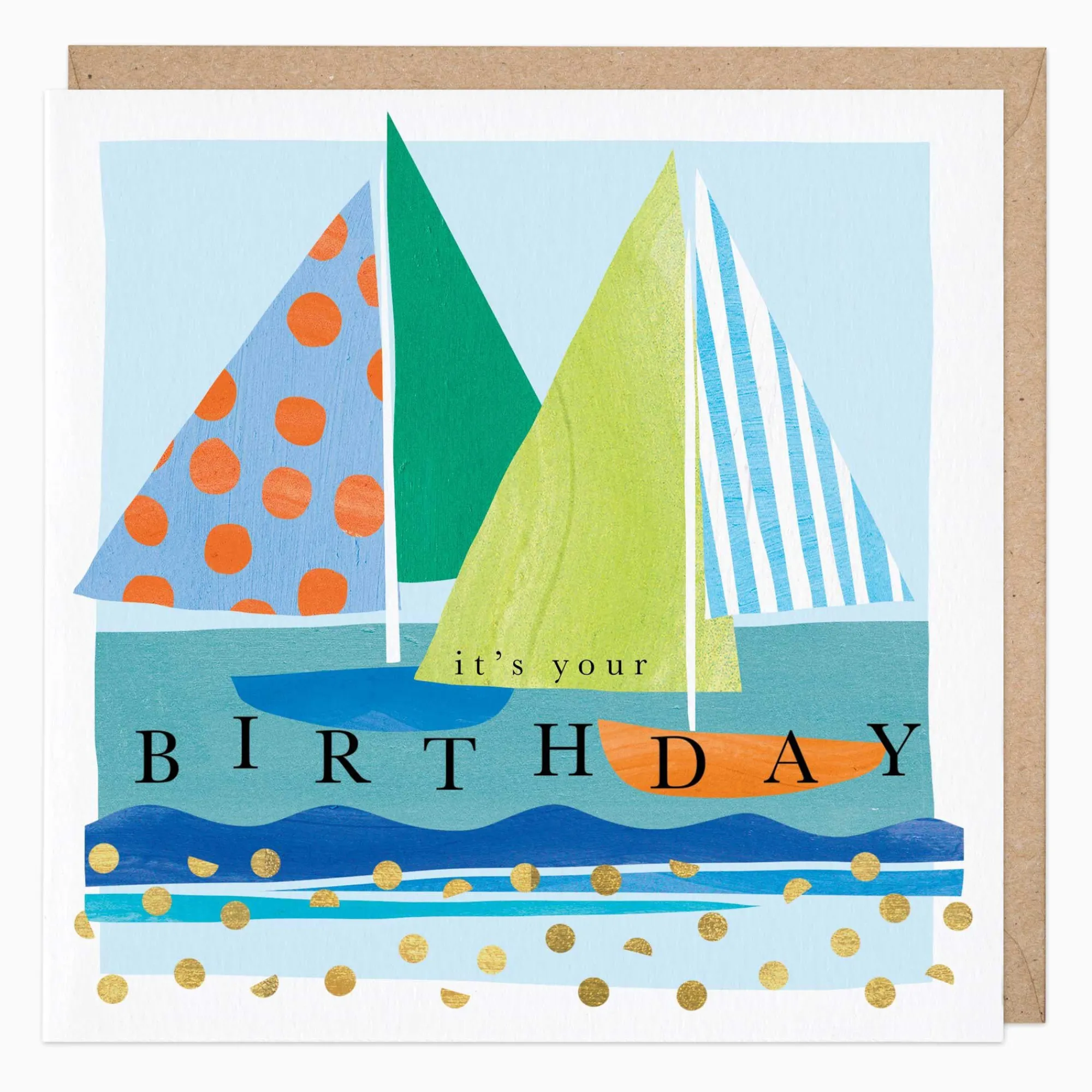 Birthday|For Him*Whistlefish Two Sail Boats Birthday Card