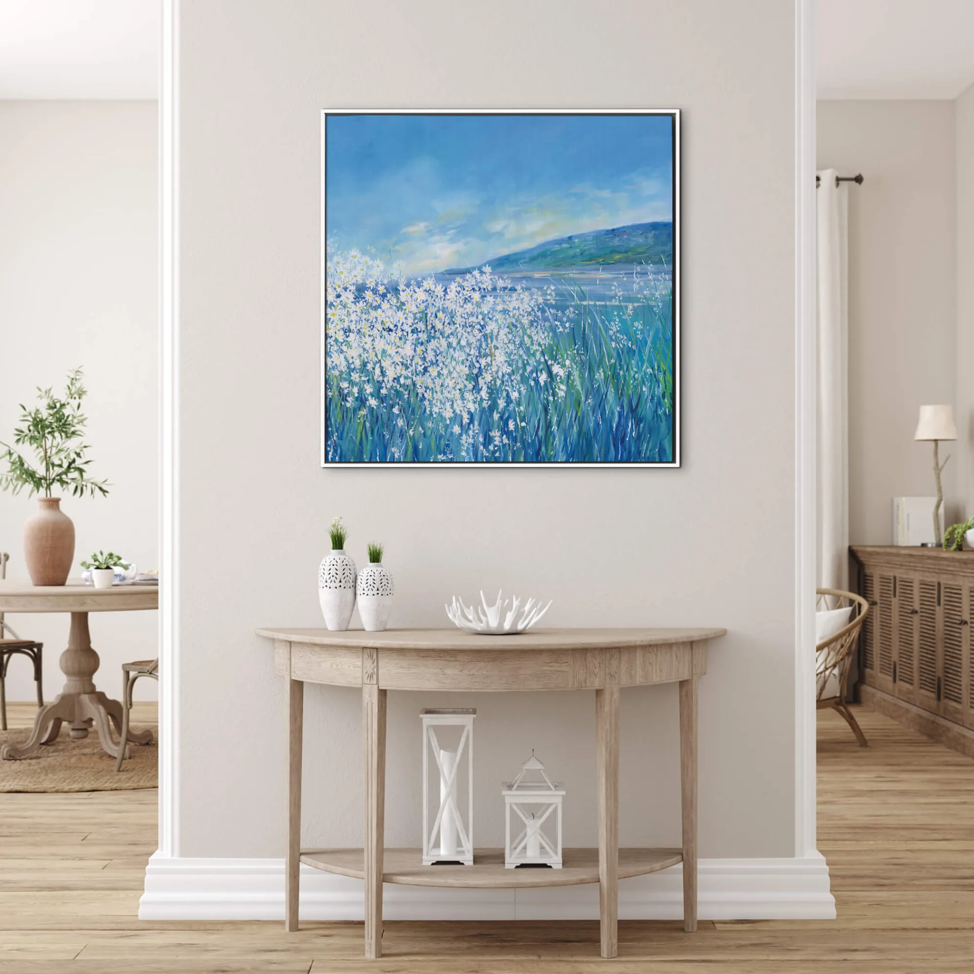 Cornwall|Coastal Scenes*Whistlefish Under A Summer Sun Framed Canvas
