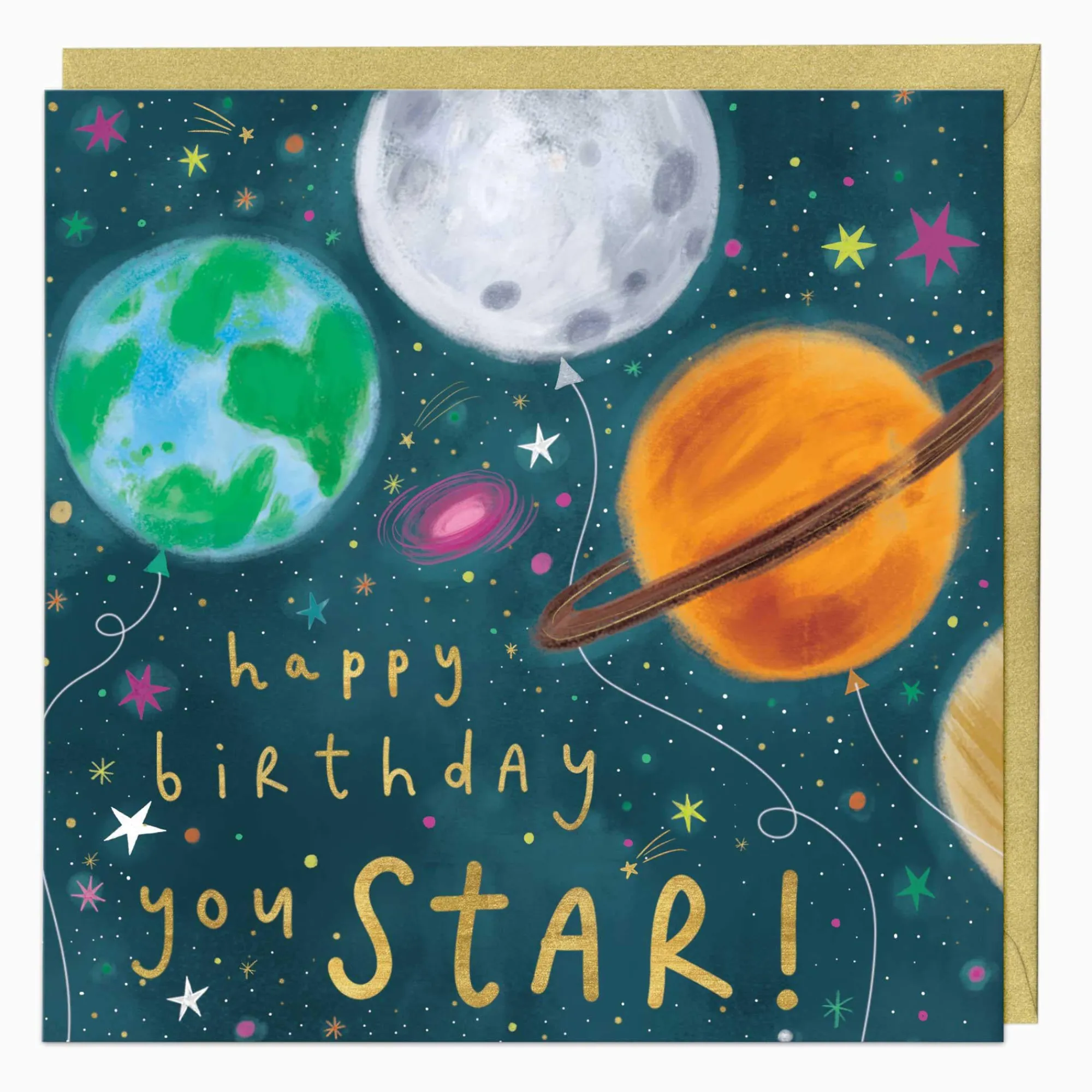 Birthday|For Children*Whistlefish Universe's Brightest Star Birthday Card