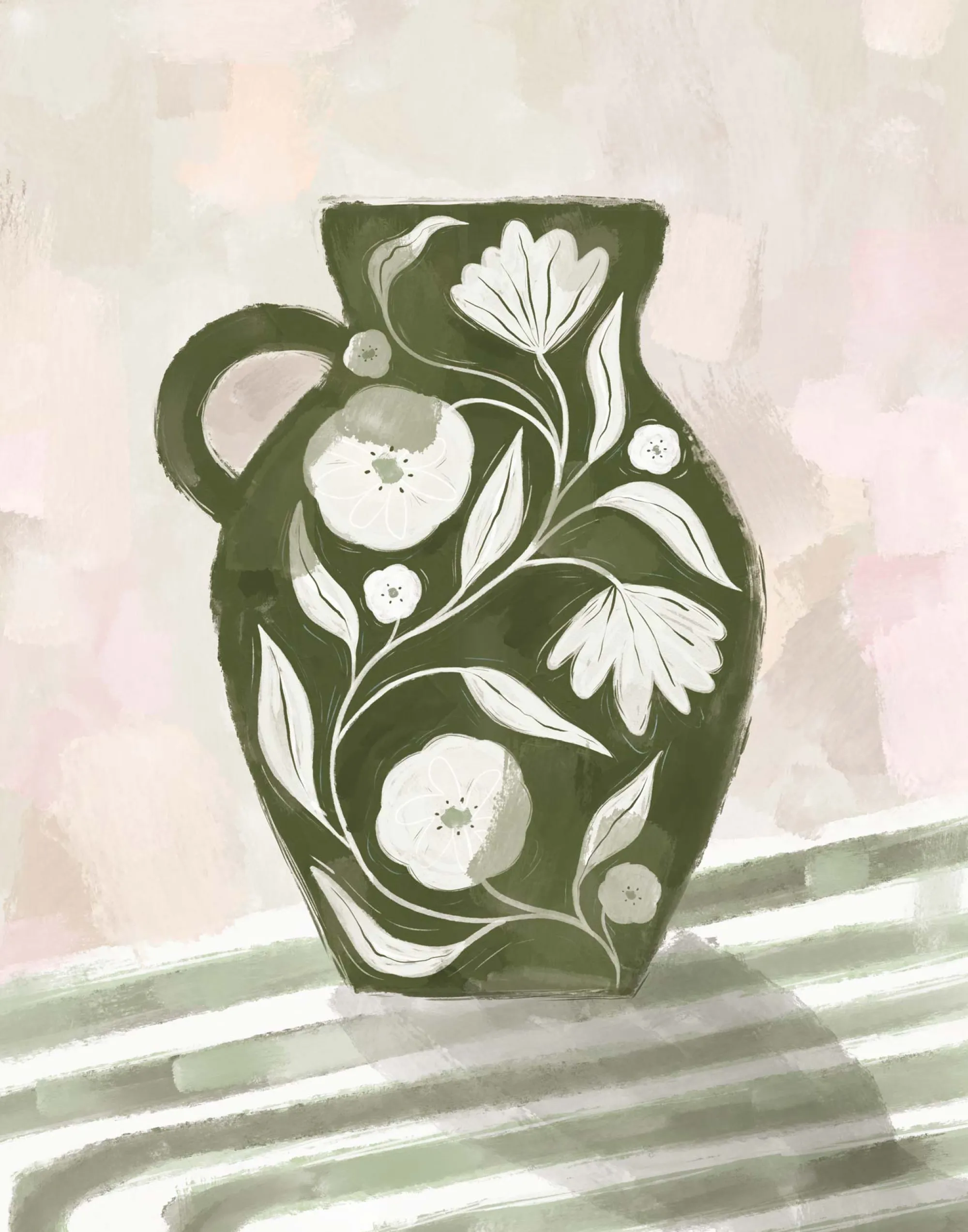 Framed Prints*Whistlefish Vase of Blooms Framed Print