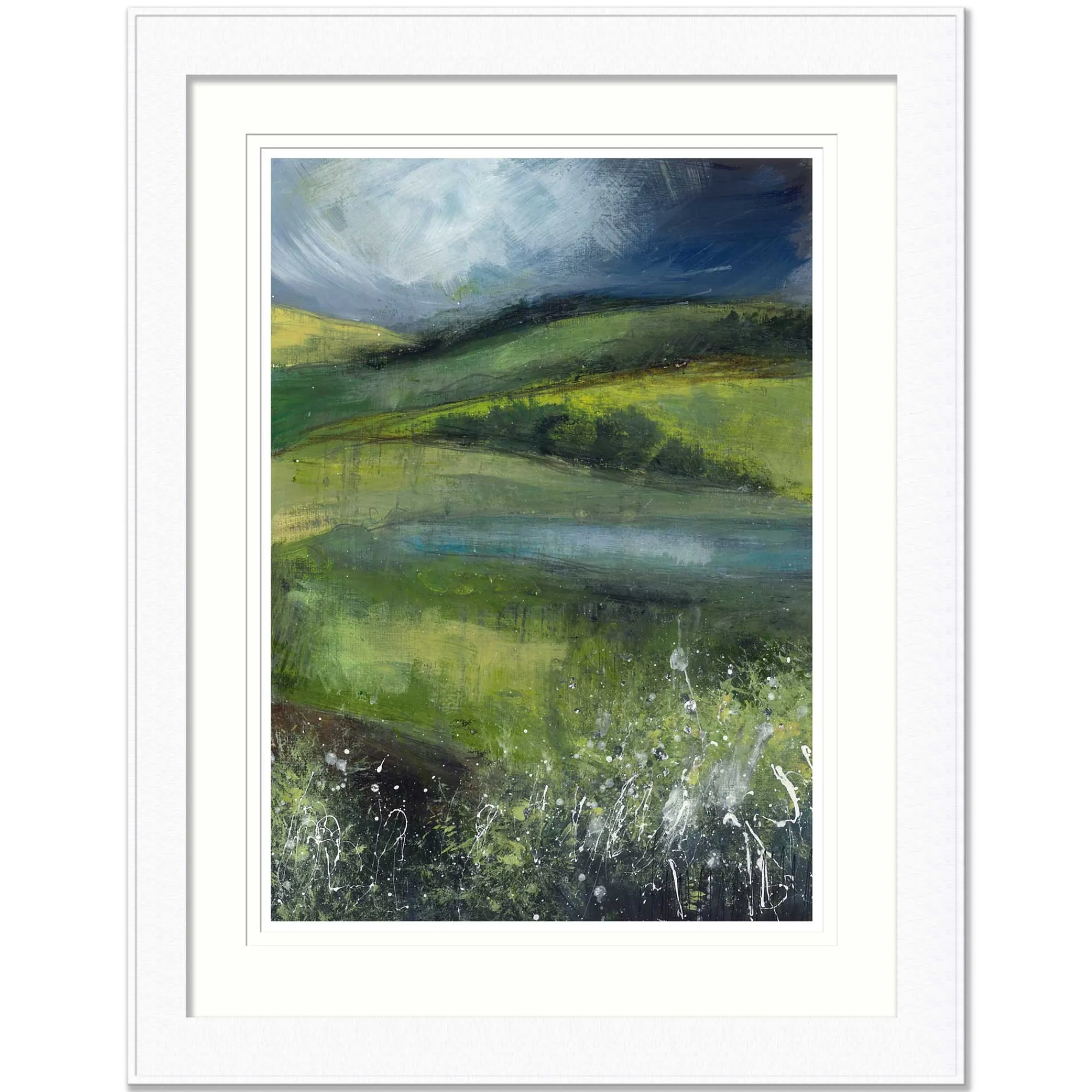 Framed Prints*Whistlefish Verdant Hills Large Framed Print