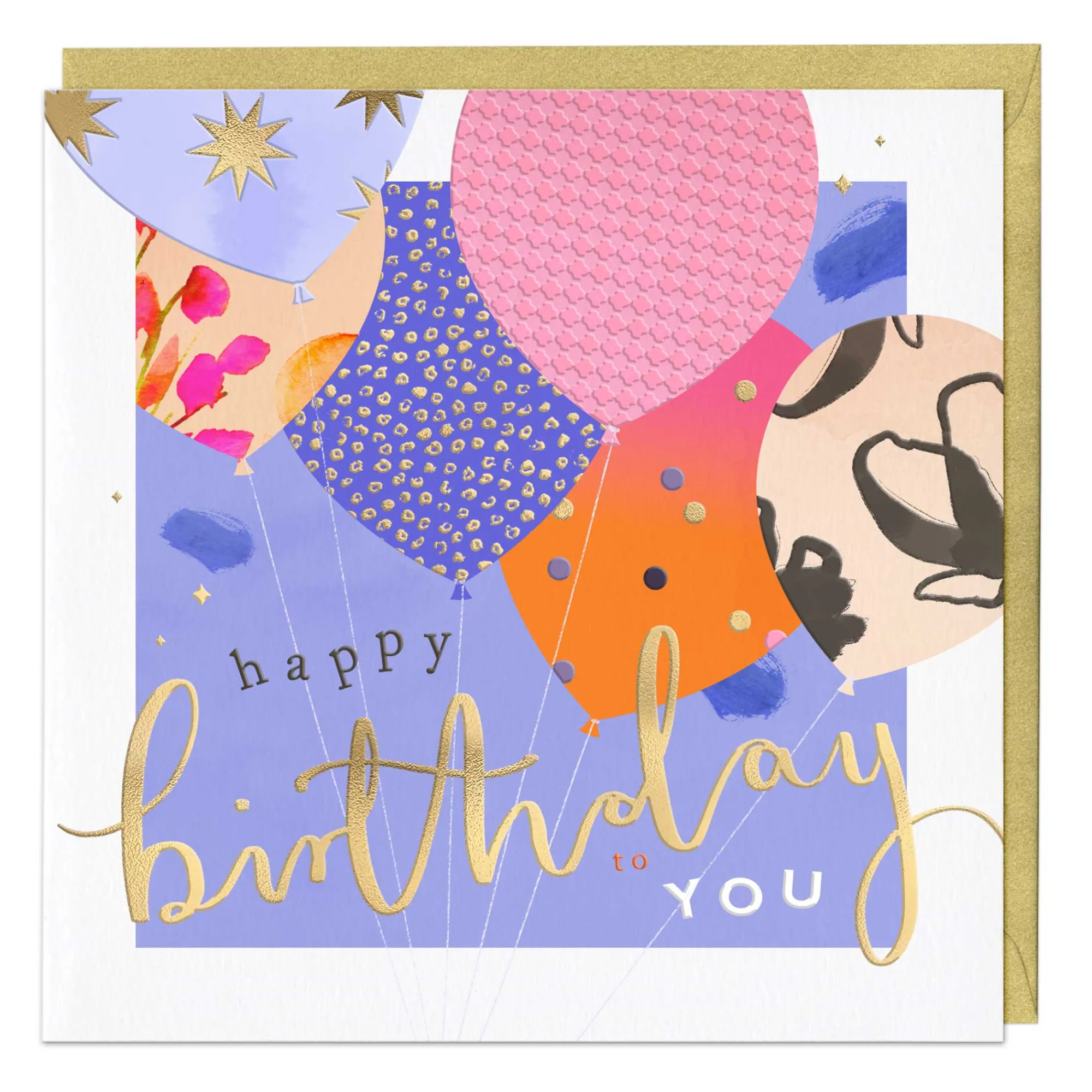 Birthday|Birthday*Whistlefish Vibrant Balloons Luxury Birthday Card