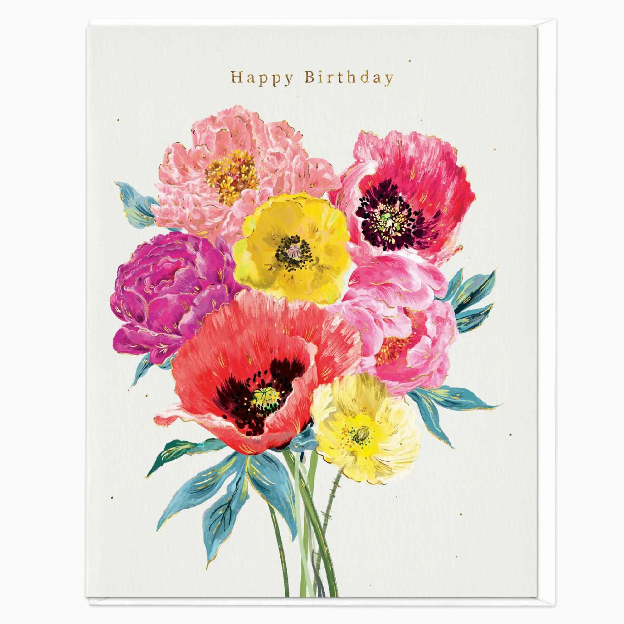Birthday|For Her*Whistlefish Vibrant Bouquet Birthday Card