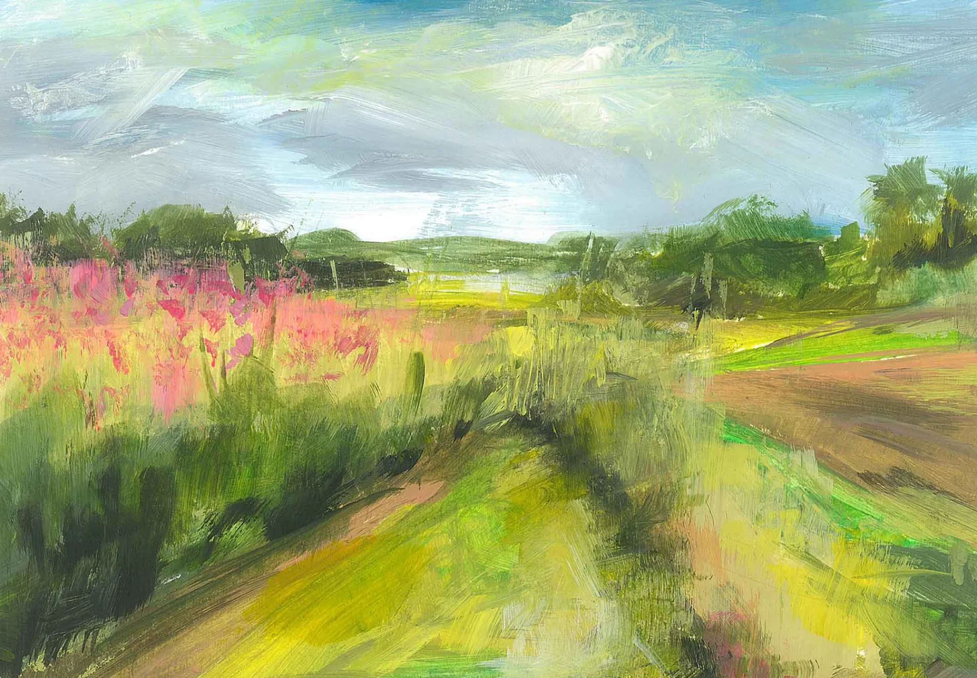 Unframed Prints*Whistlefish Vibrant Meadows Medium Art Print