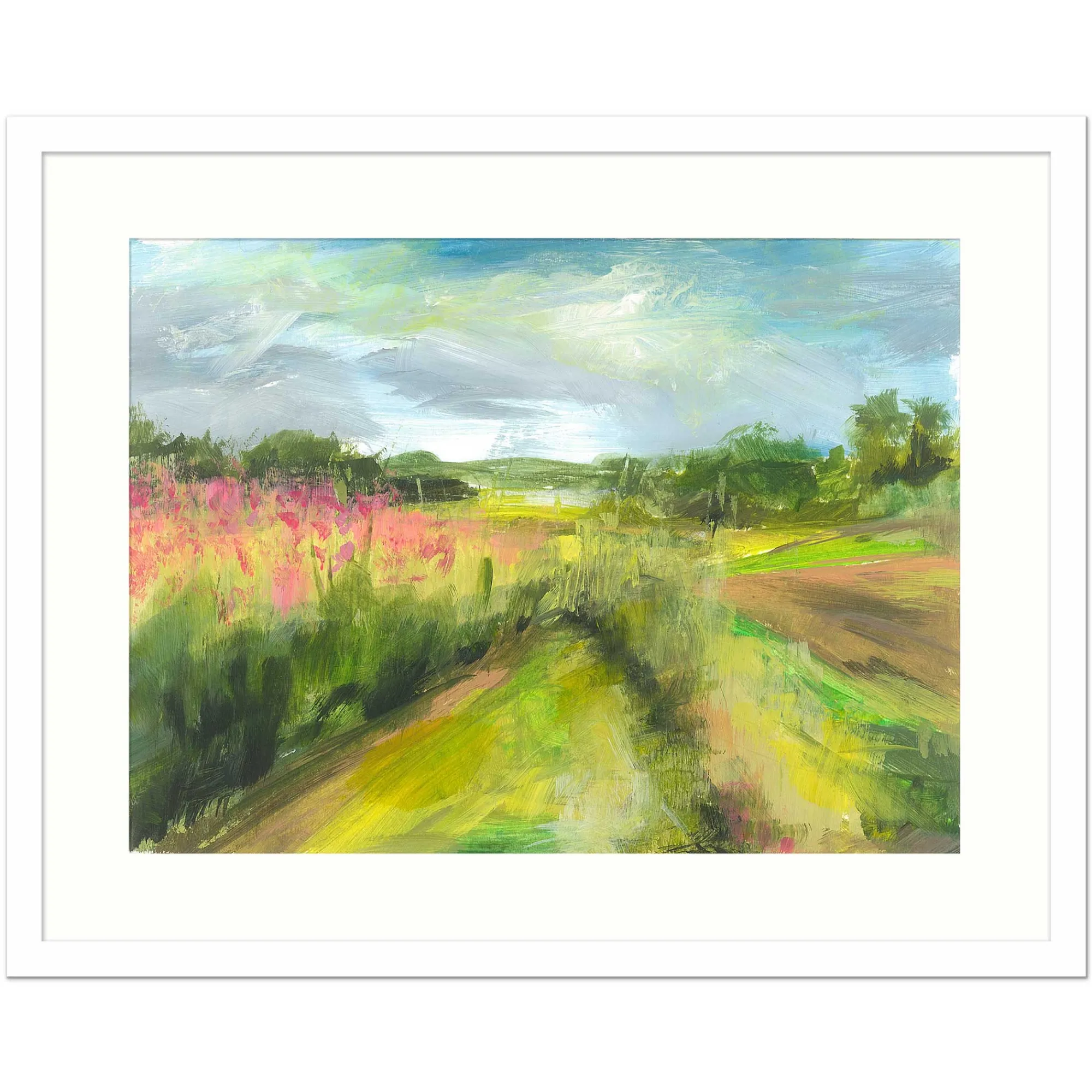Framed Prints*Whistlefish Vibrant Meadows Medium Framed Print