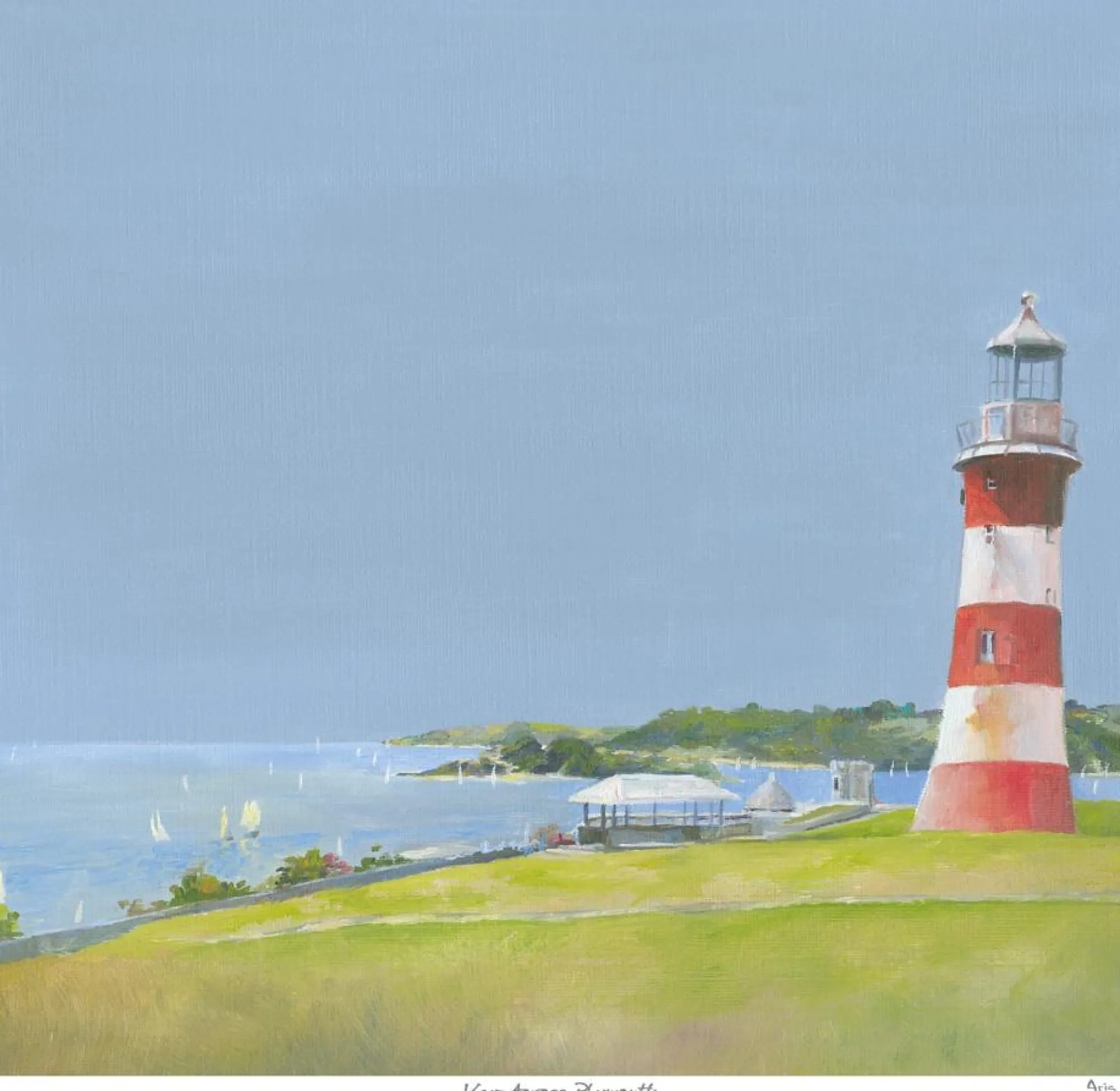 Unframed Prints*Whistlefish View Across Plymouth Art Print