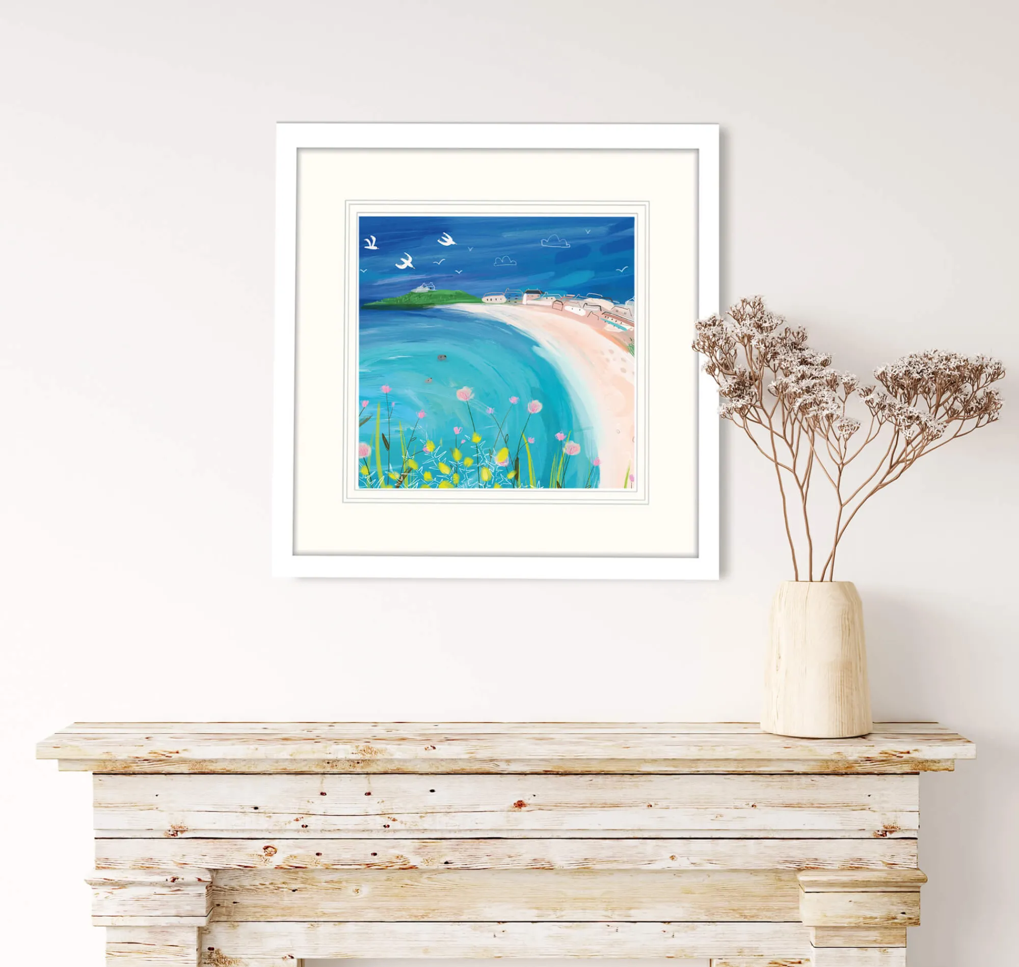 Unframed Prints*Whistlefish View Across Porthmeor Small Art Print