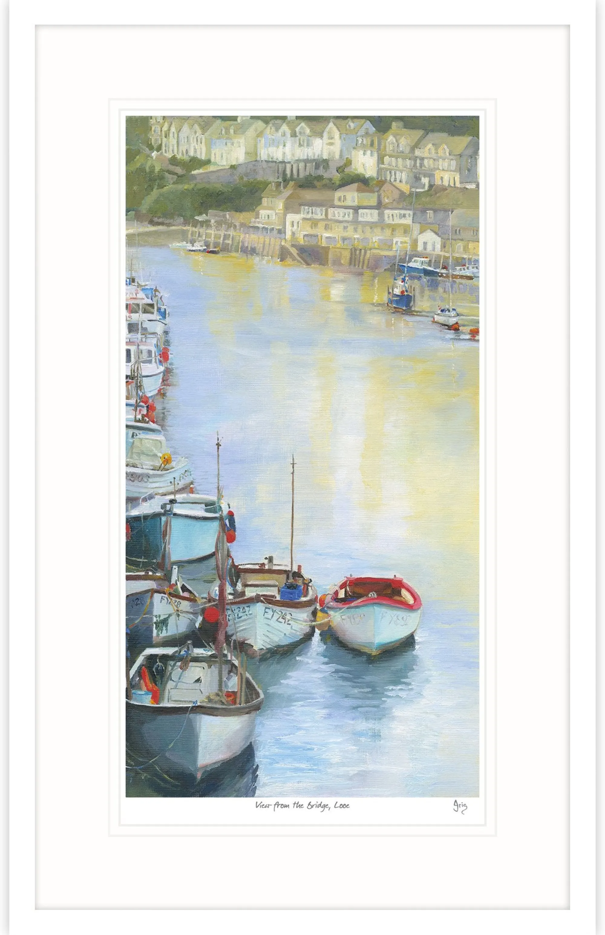 Cornwall|Framed Prints*Whistlefish View From The Bridge, Looe Framed Print