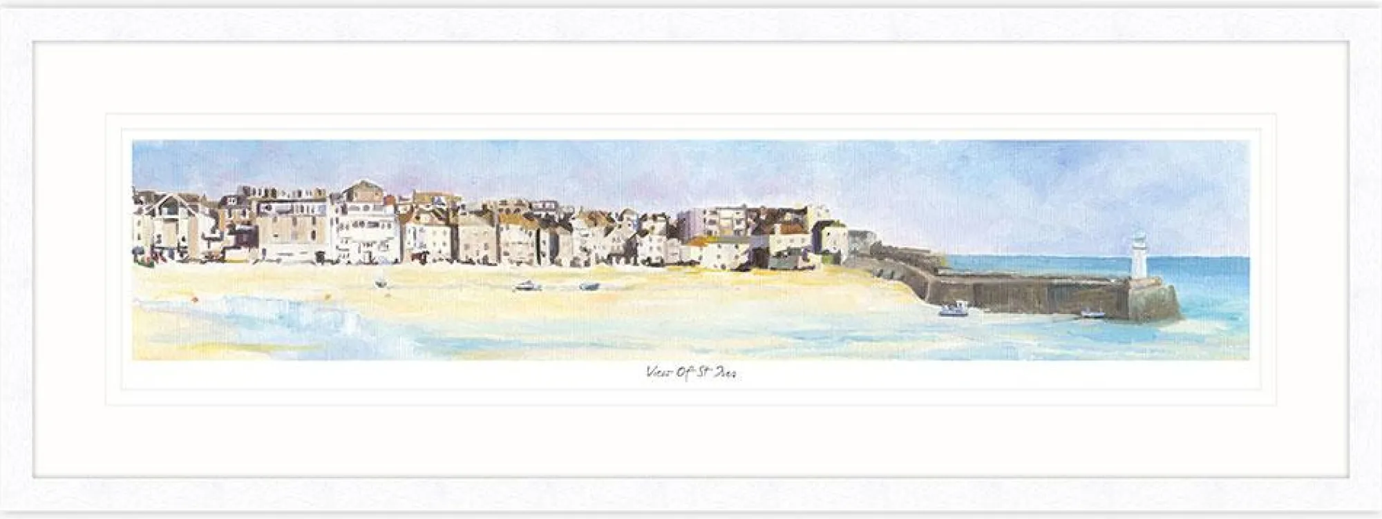 St Ives|Cornwall*Whistlefish View Of St Ives Framed Print